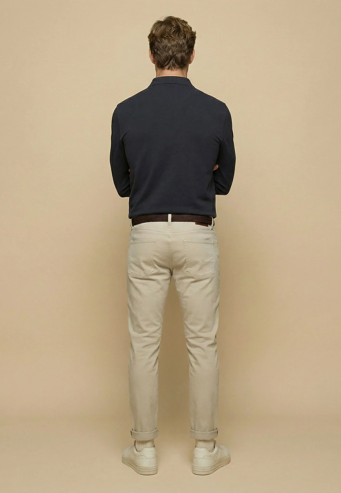 Langarm-Poloshirt aus Baumwolle mit Reißverschluss - Image 14