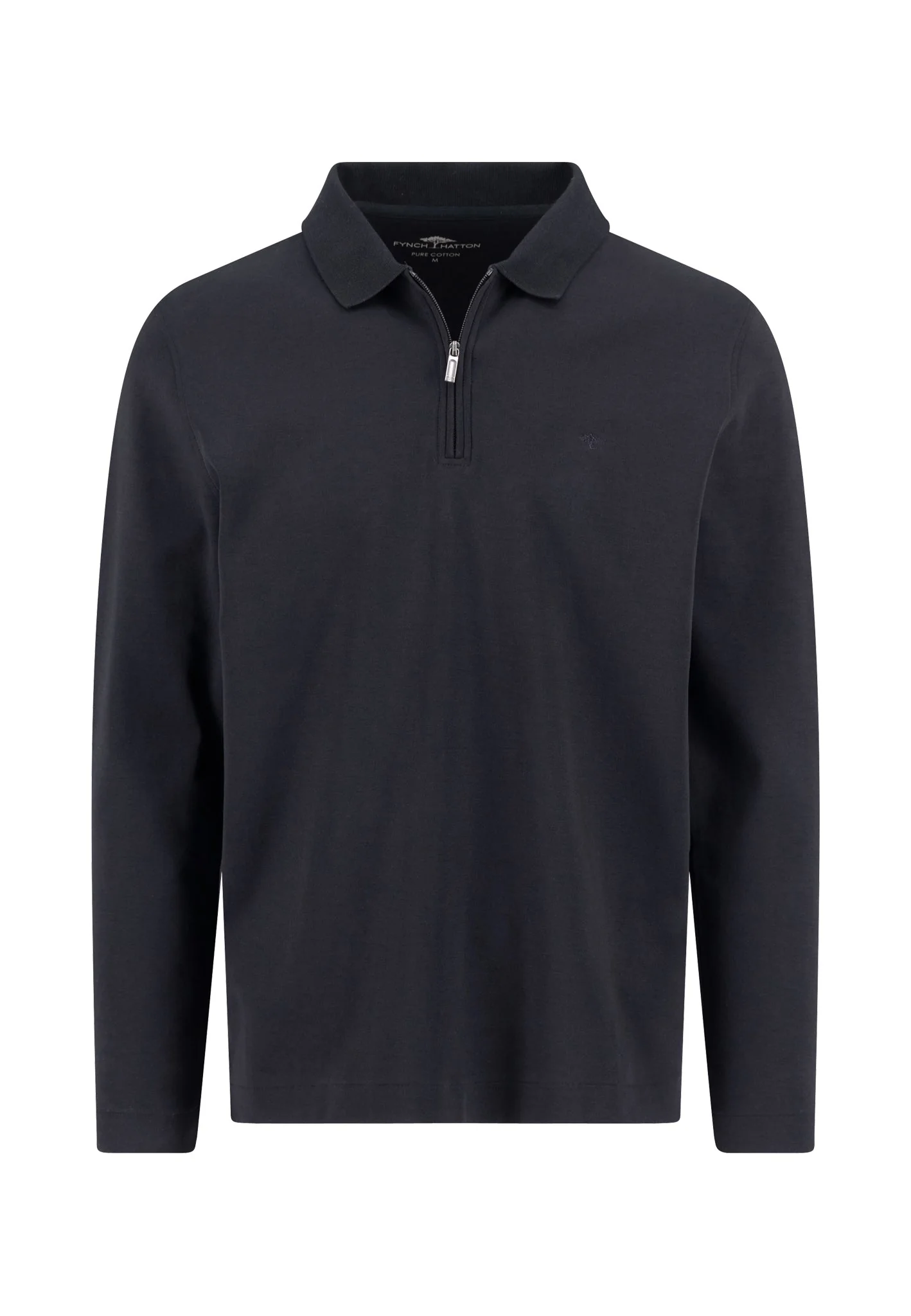 Langarm-Poloshirt aus Baumwolle mit Reißverschluss - Image 16