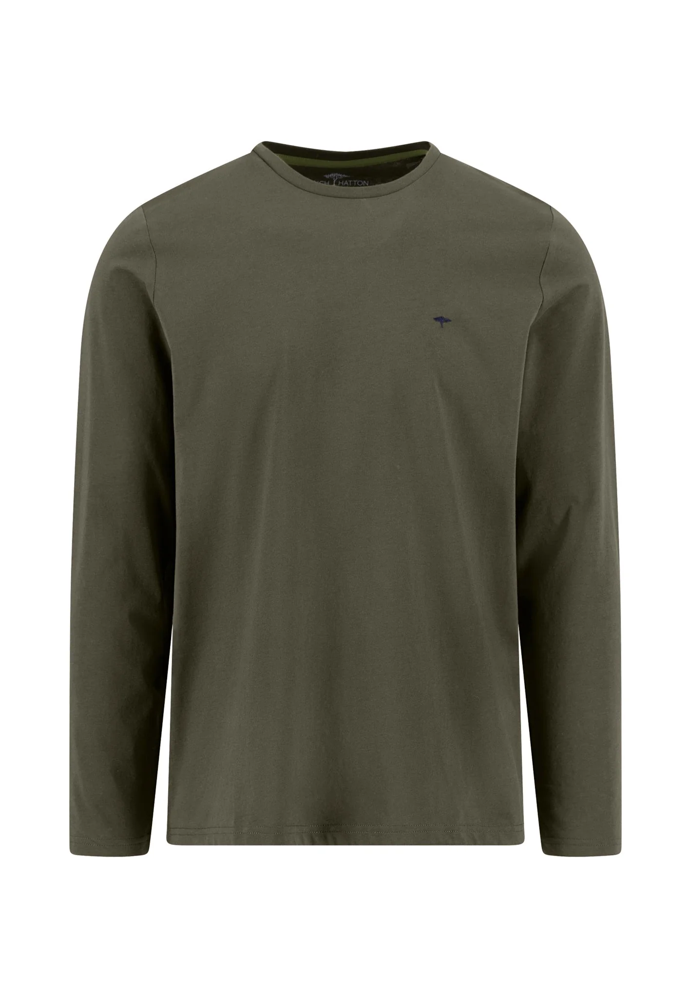 Langarmshirt aus Baumwolle mit Rundhalsausschnitt und Logostickerei - Image 13