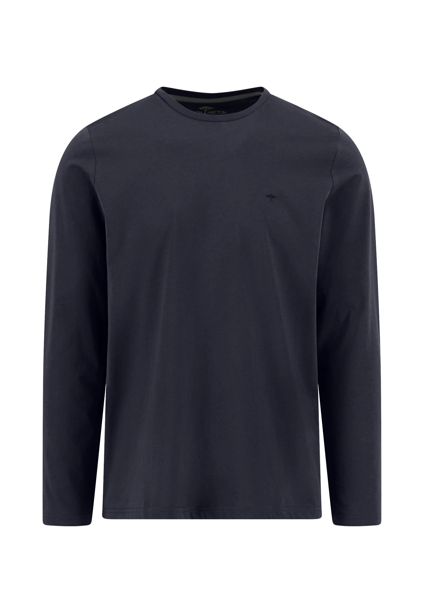 Langarmshirt aus Baumwolle mit Rundhalsausschnitt und Logostickerei - Image 9