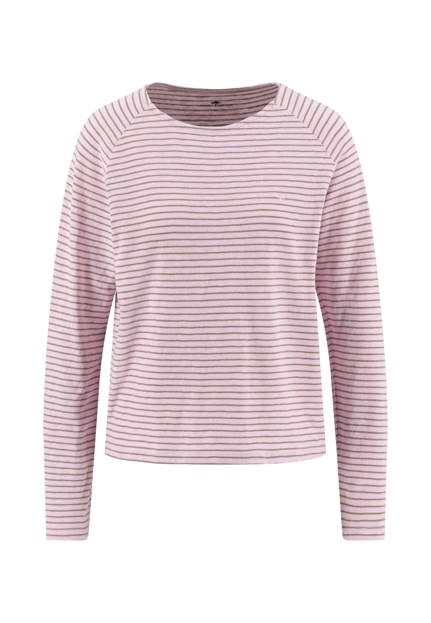 Langarmshirt aus Baumwolle mit Rundhalsausschnitt und Streifenmuster - Image 5