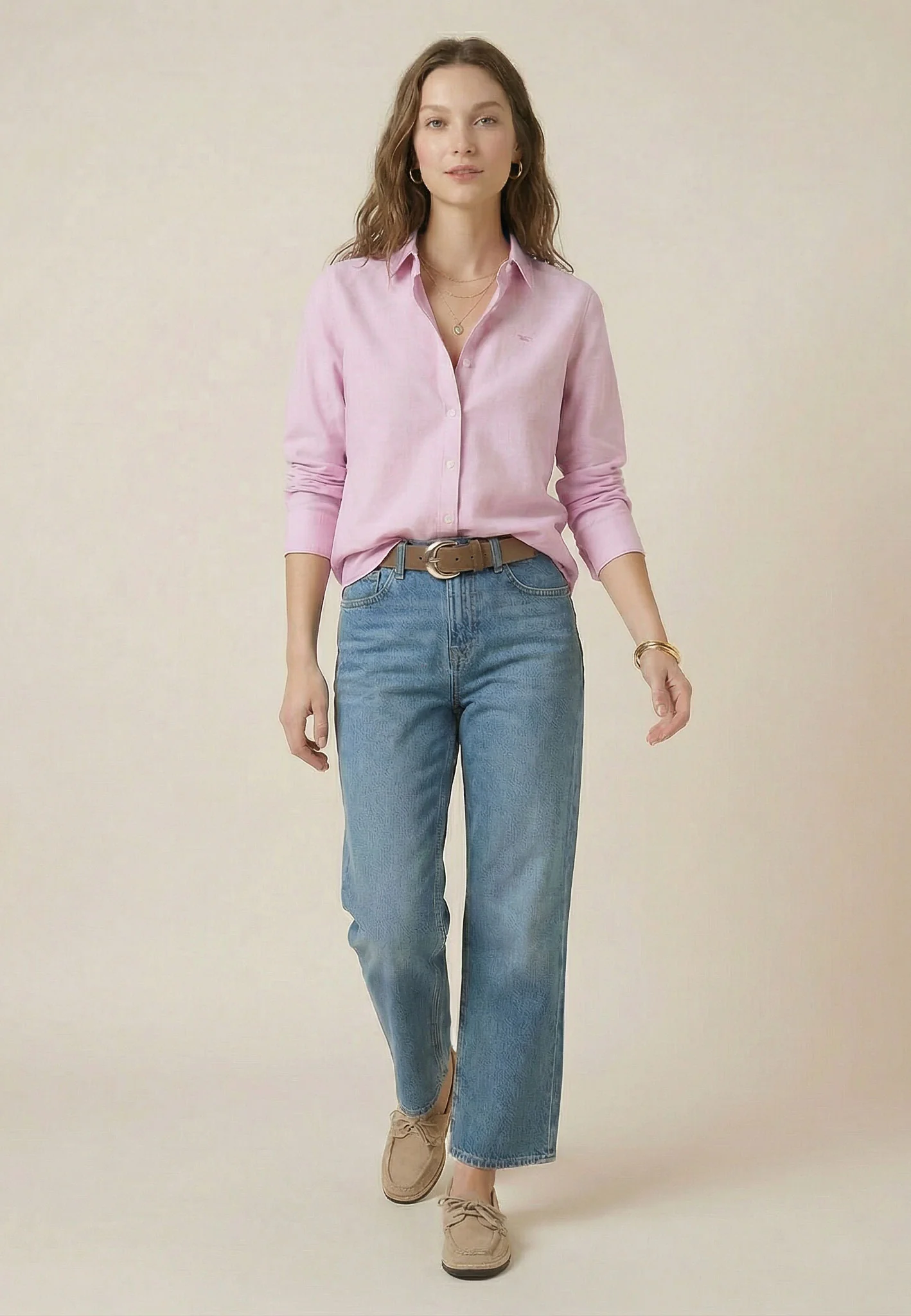 Oxfordbluse aus Baumwolle mit klassischem Hemdkragen - Image 10