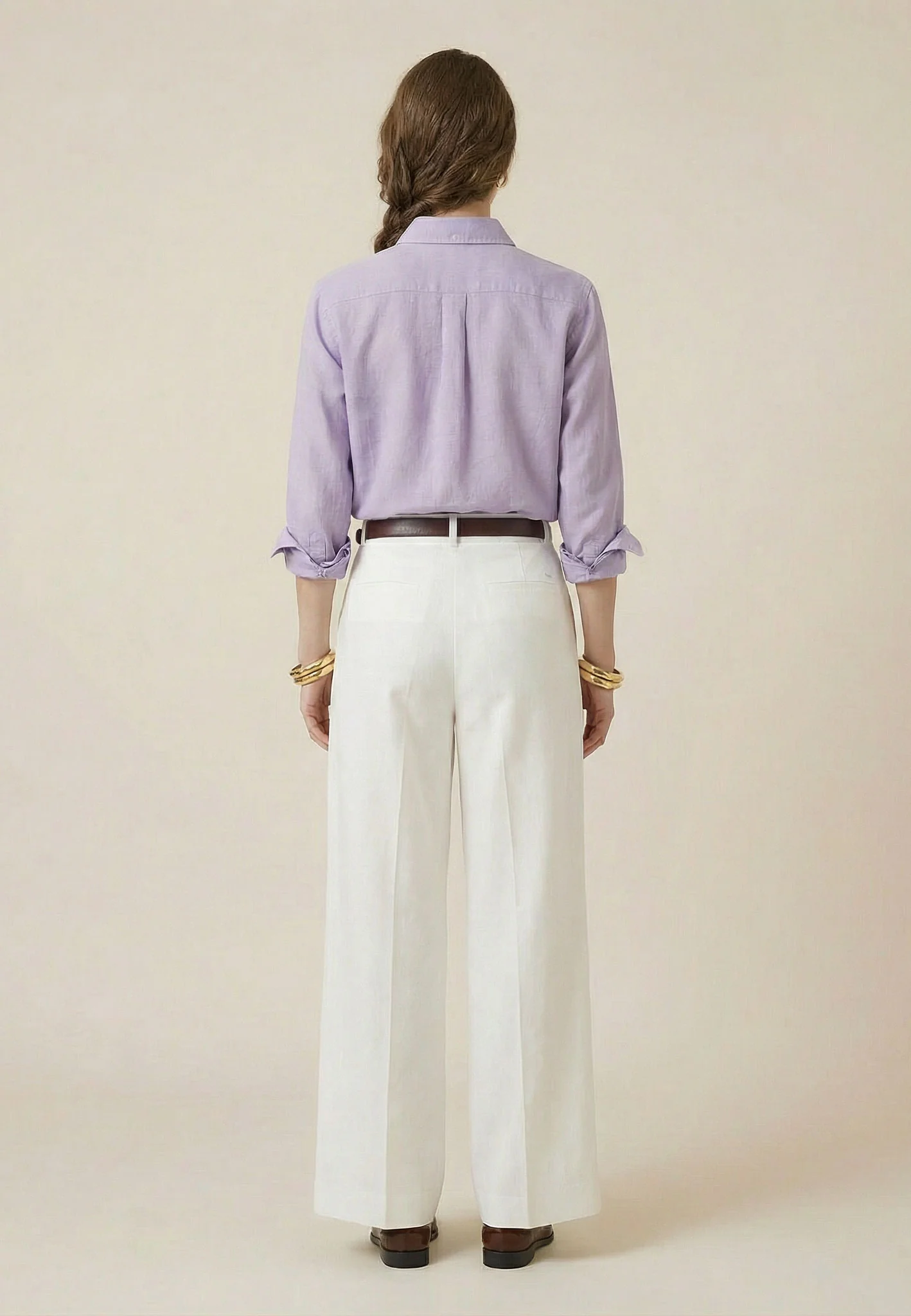 Oxfordbluse aus Baumwolle mit klassischem Hemdkragen - Image 15