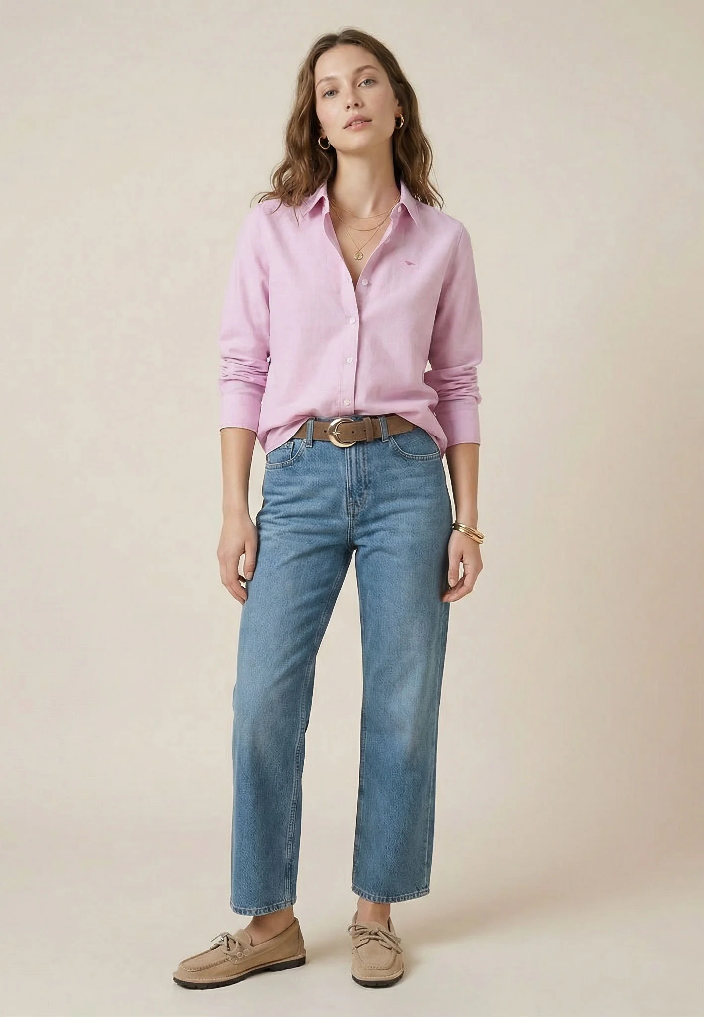 Oxfordbluse aus Baumwolle mit klassischem Hemdkragen - Image 8