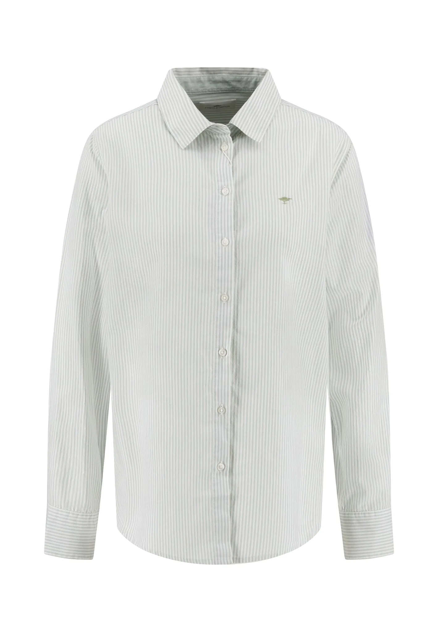 Oxfordbluse aus Baumwolle mit Streifenmuster - Image 10