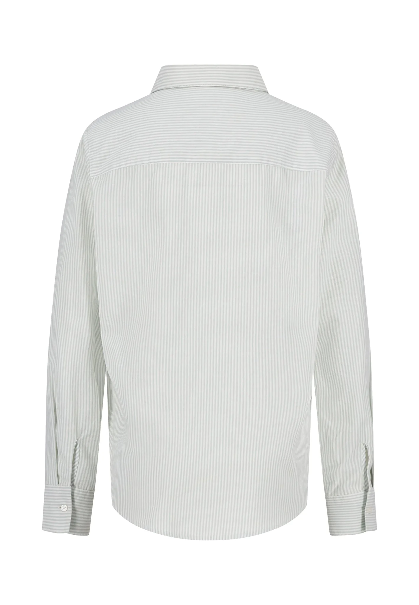 Oxfordbluse aus Baumwolle mit Streifenmuster - Image 11