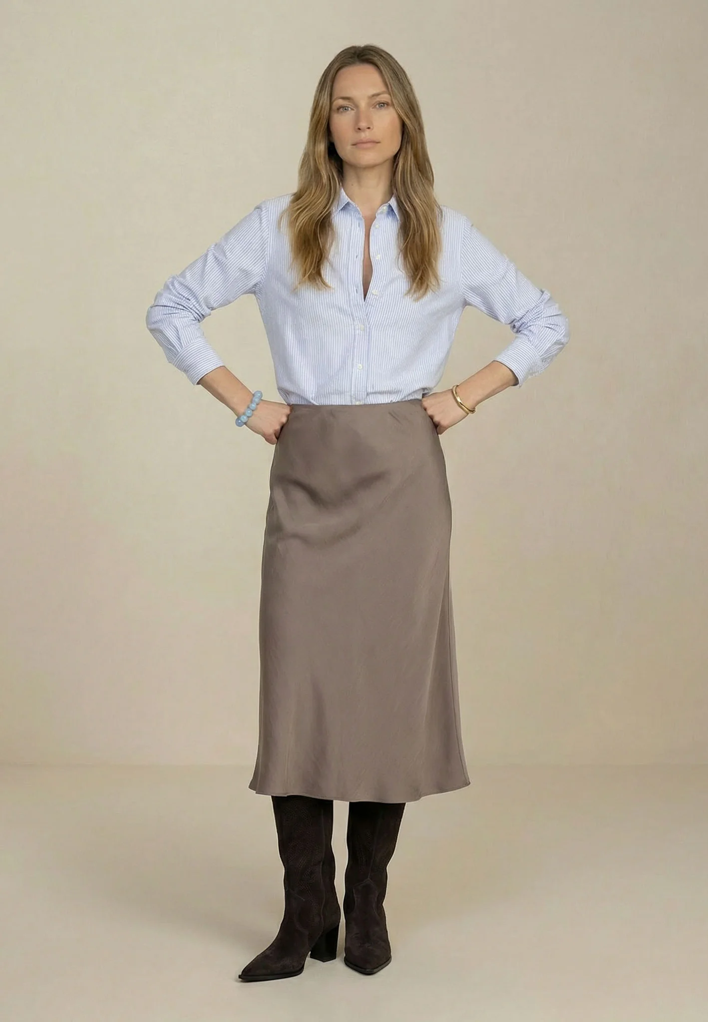 Oxfordbluse aus Baumwolle mit Streifenmuster - Image 29