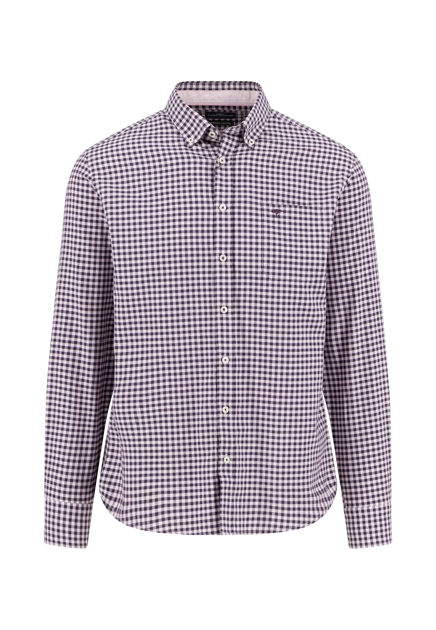Oxfordhemd aus Baumwolle mit Button-Down-Kragen und Karomuster - Image 5