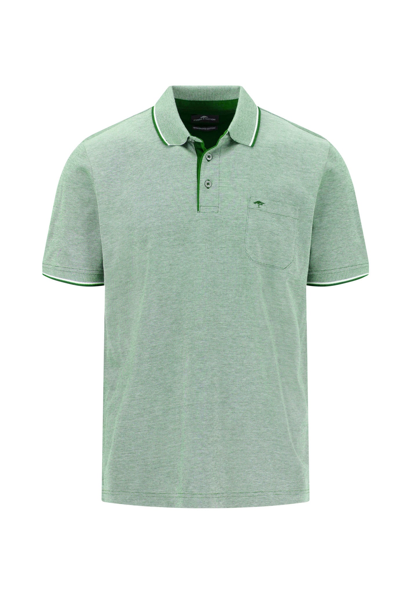 Piqué Poloshirt aus Baumwolle mit Kontrastdetails - Image 5