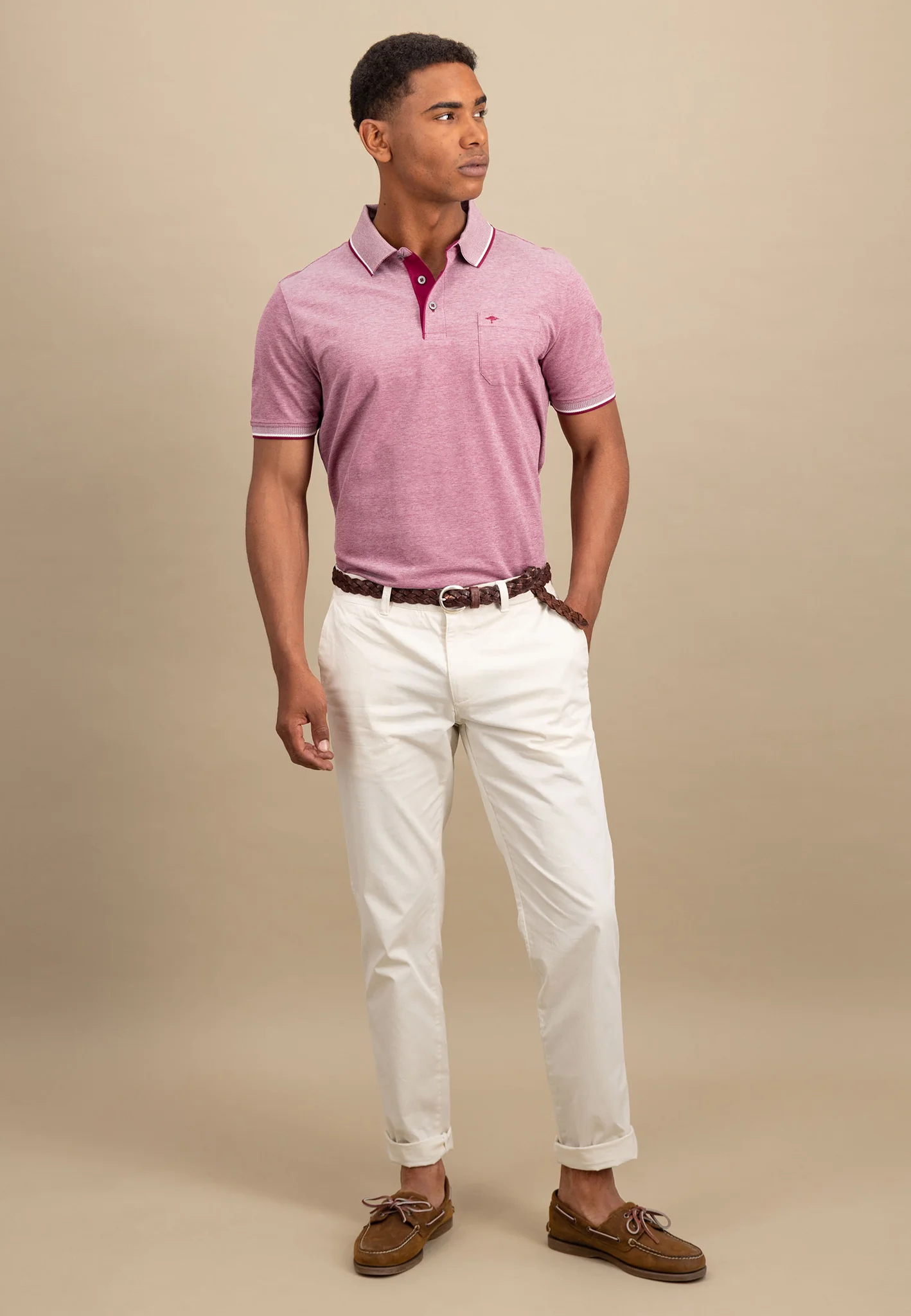 Piqué Poloshirt aus Baumwolle mit Kontrastdetails - Image 8