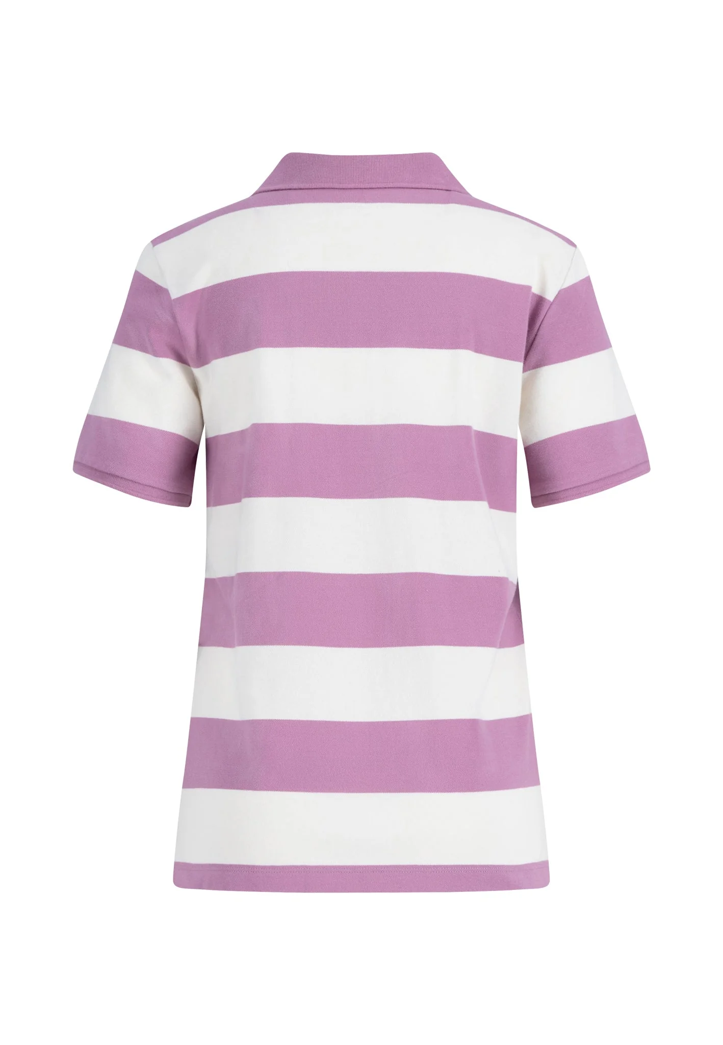 Poloshirt aus Baumwoll-Stretch mit Streifenmuster und Knopfleiste - Image 6