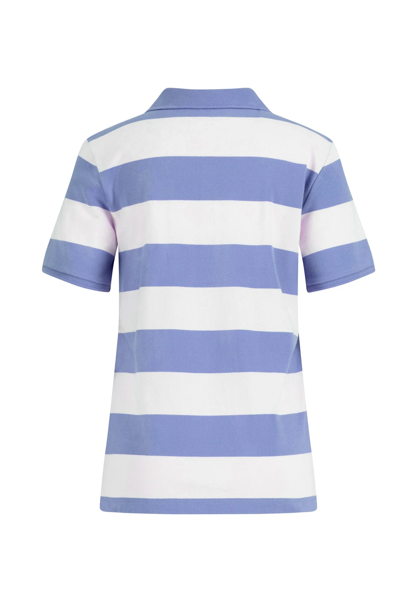 Poloshirt aus Baumwoll-Stretch mit Streifenmuster und Knopfleiste - Image 8