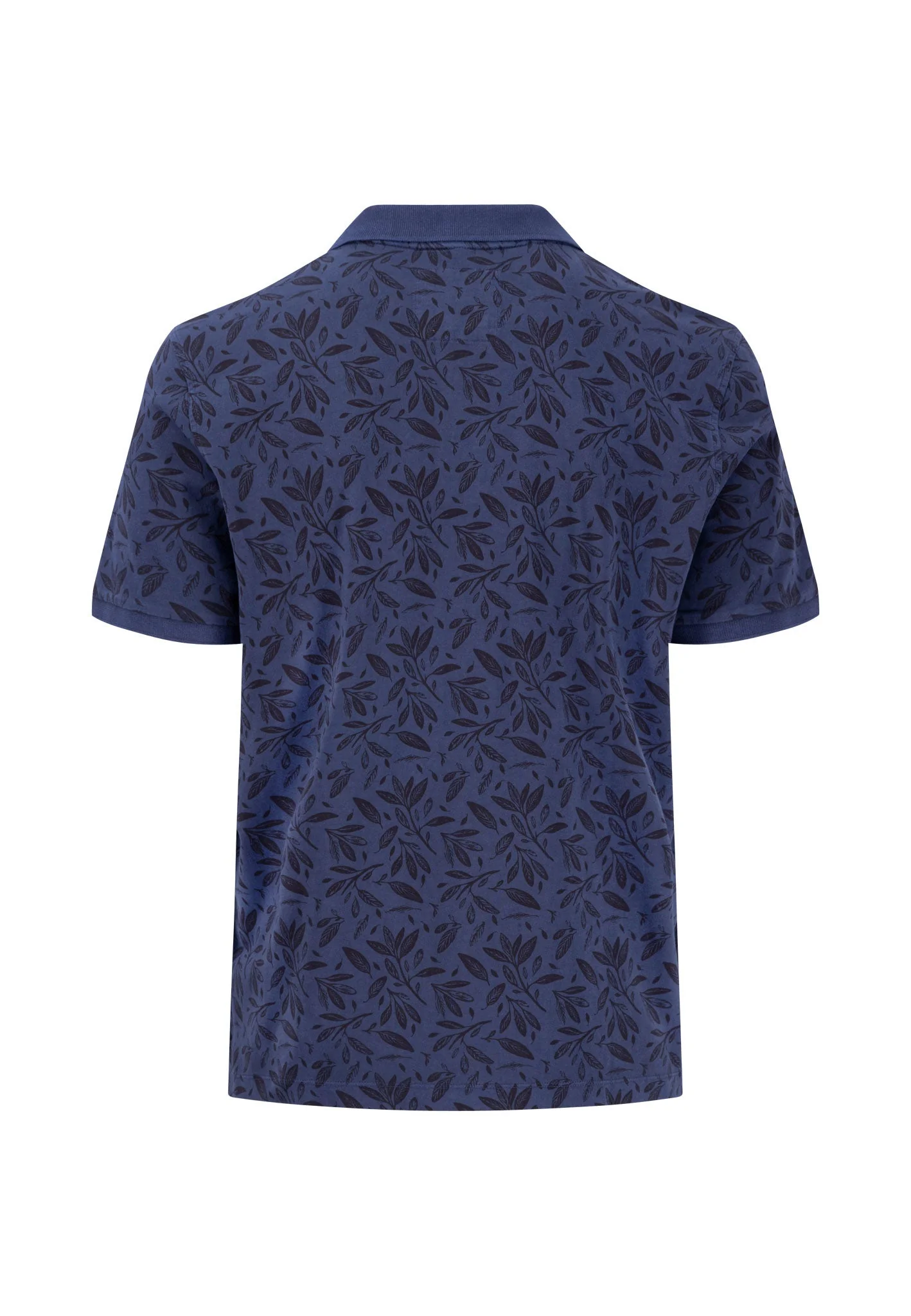 Poloshirt aus Baumwolle mit botanischem Alloverprint - Image 6