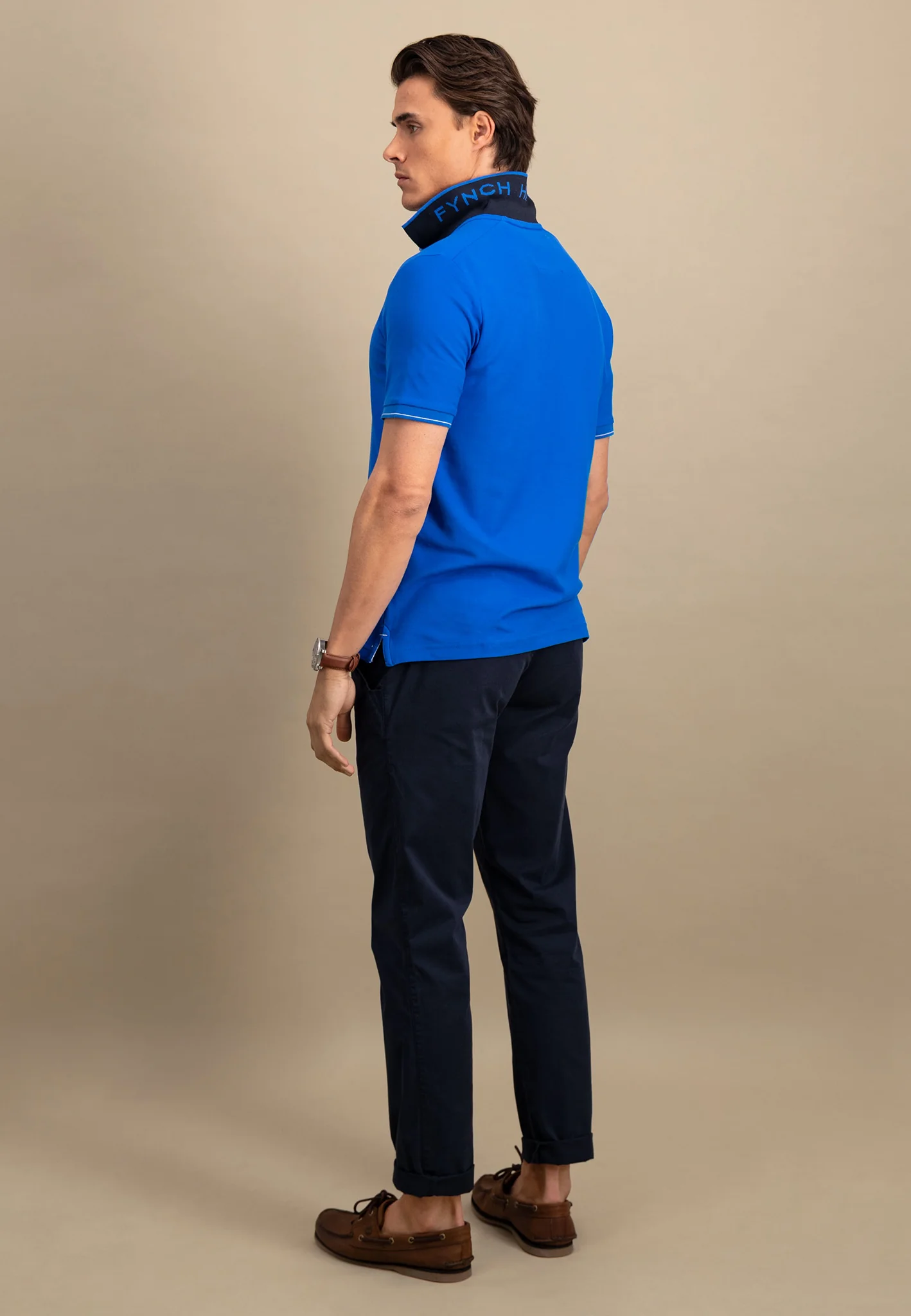 Poloshirt aus Baumwolle mit dezentem Kragendetail - Image 15