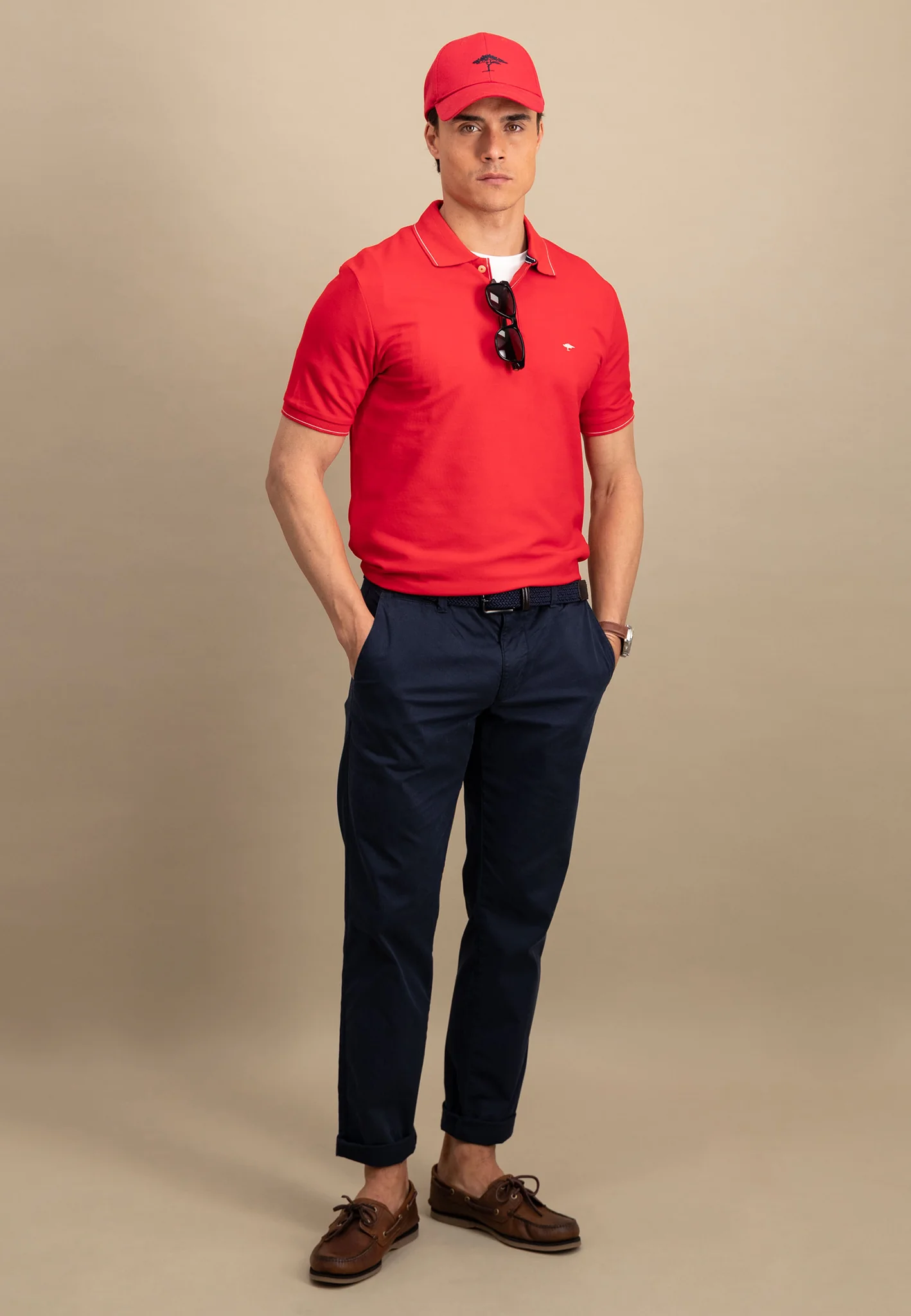 Poloshirt aus Baumwolle mit dezentem Kragendetail - Image 20