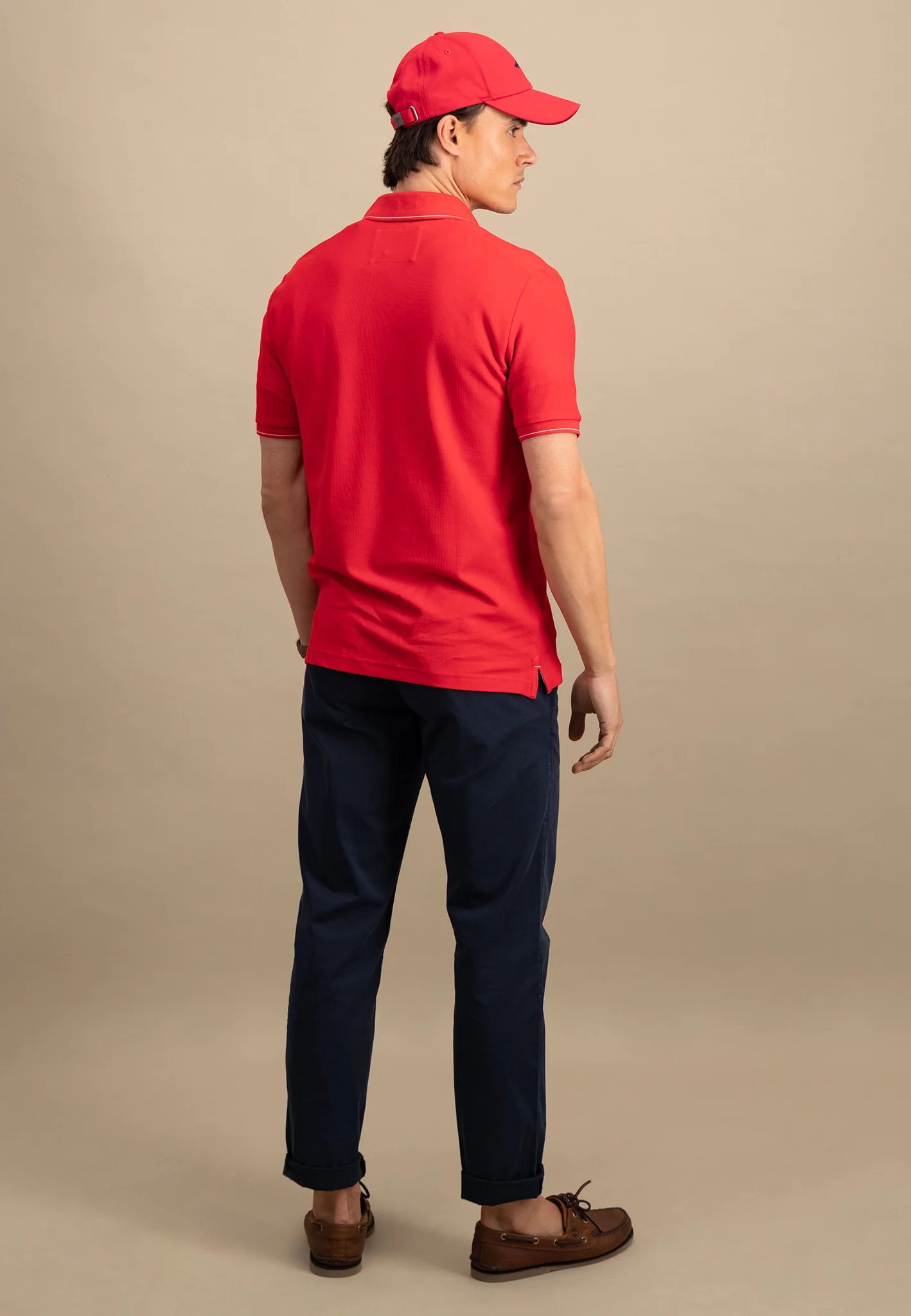 Poloshirt aus Baumwolle mit dezentem Kragendetail - Image 21