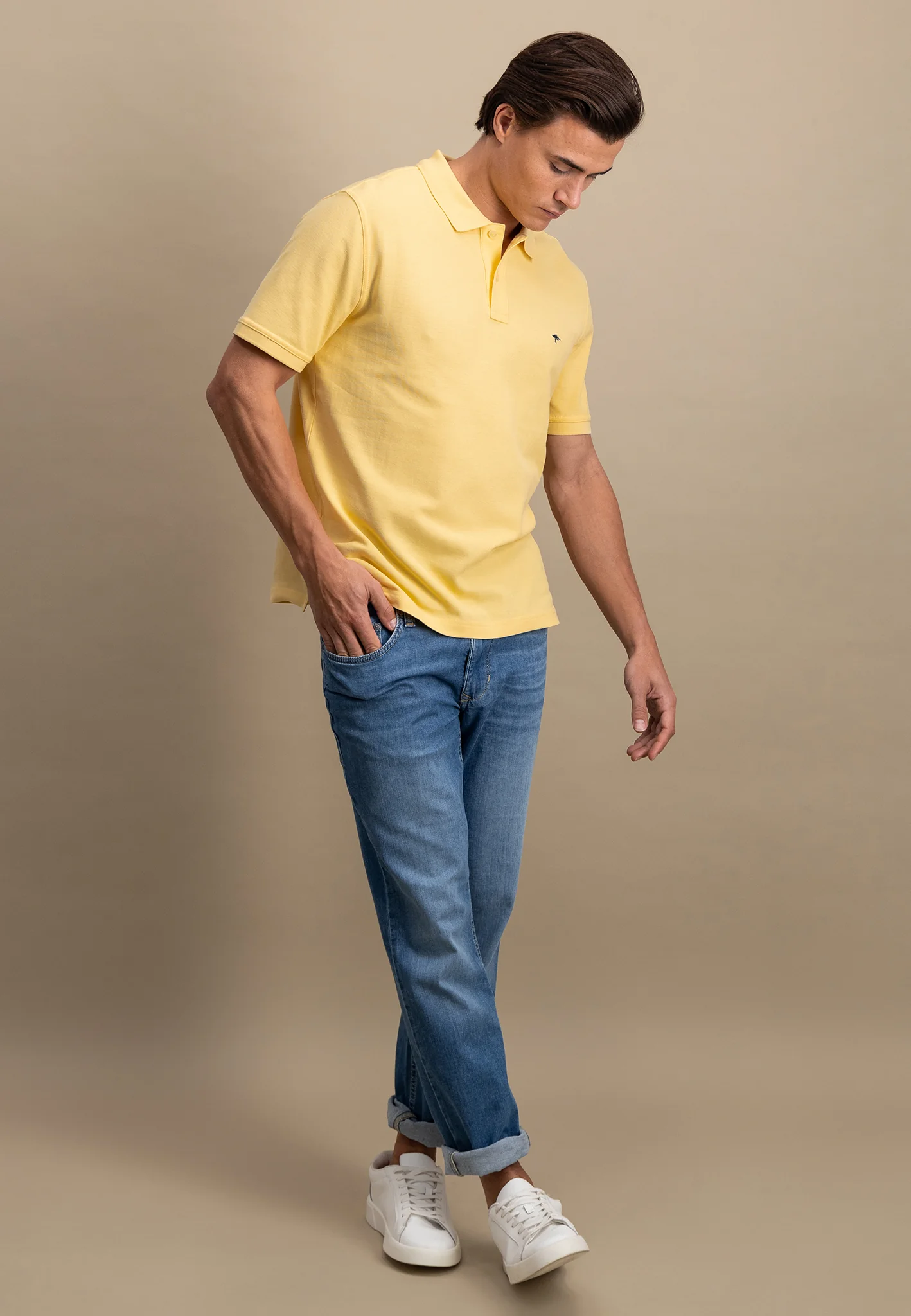 Poloshirt aus Baumwolle mit Logo Detail - Image 4