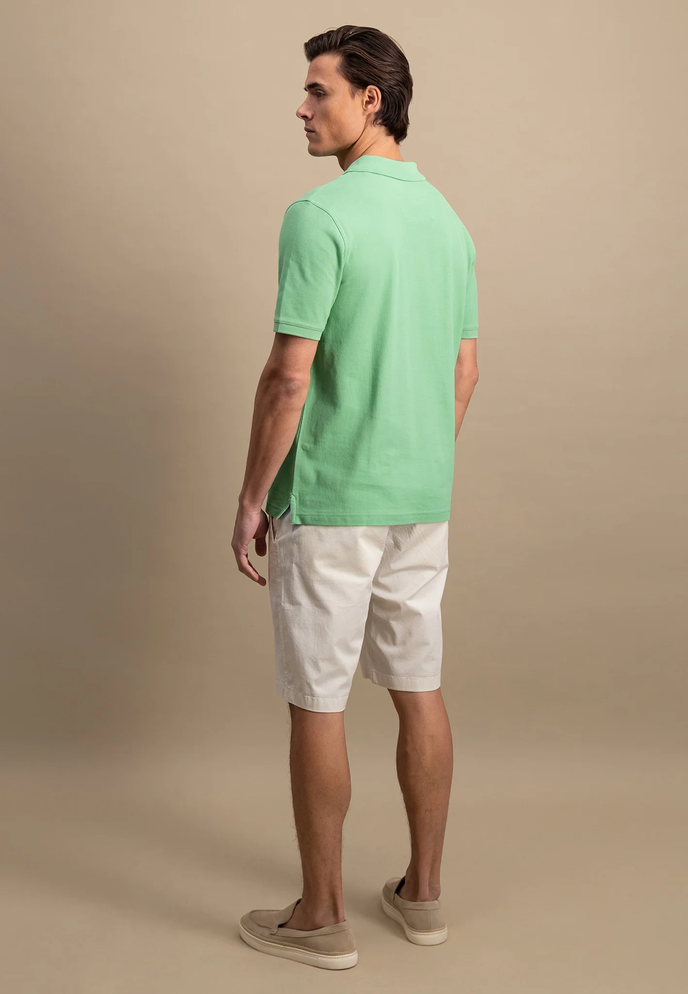 Poloshirt aus Baumwolle mit Logo Detail - Image 3