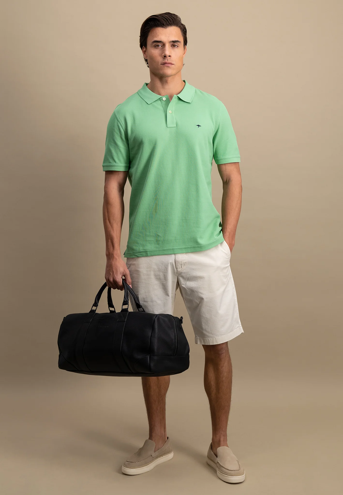 Poloshirt aus Baumwolle mit Logo Detail - Image 4