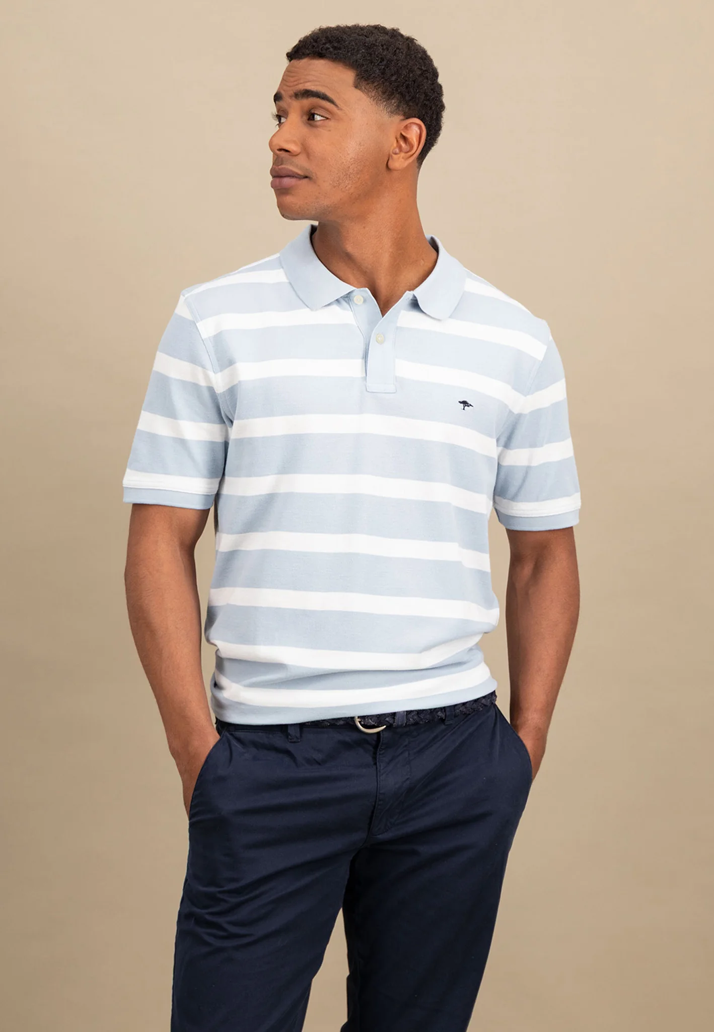 Poloshirt aus Baumwolle mit Streifen - Image 4