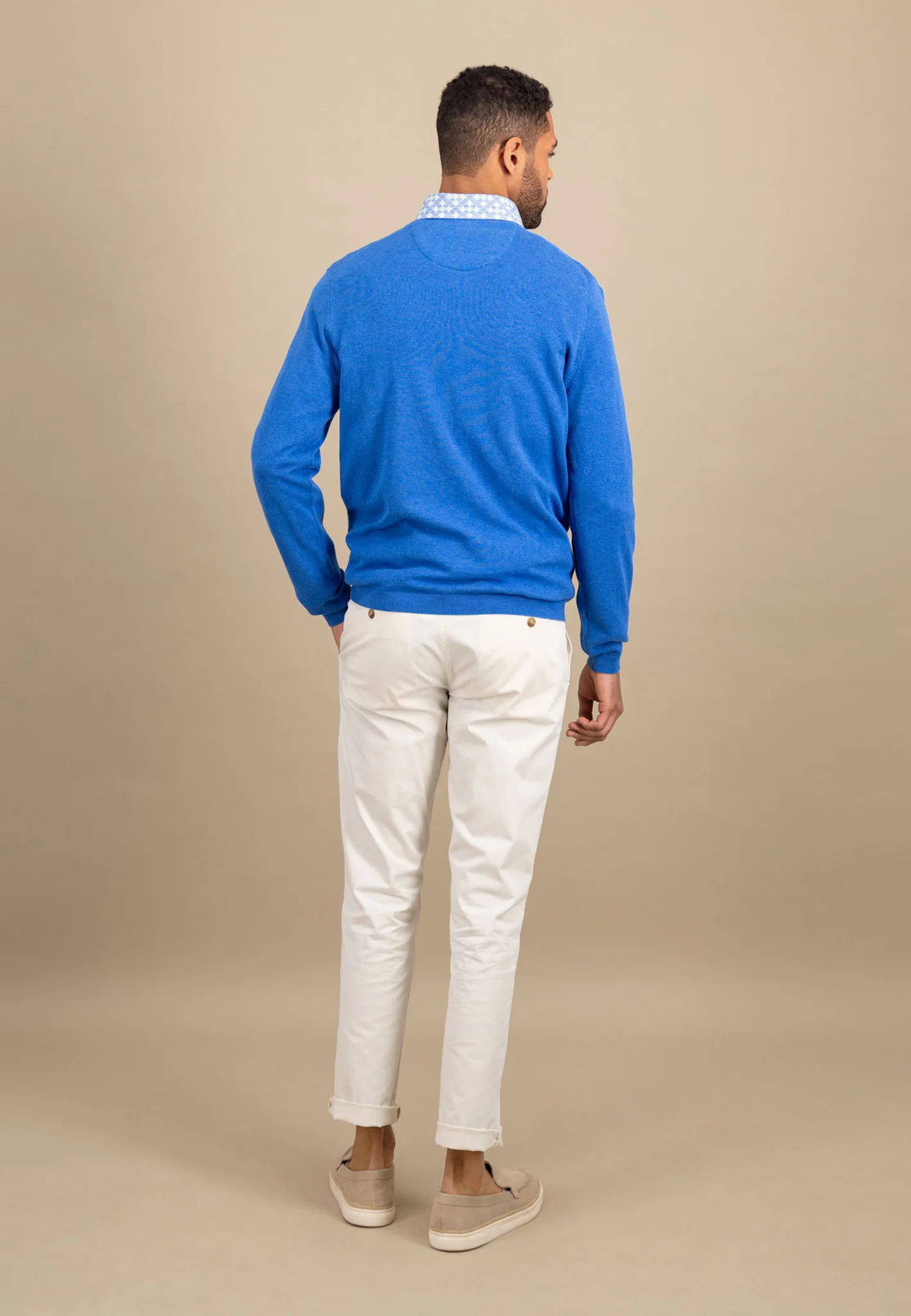 Pullover aus Baumwolle mit Rundhalsausschnitt - AIR COTTON - Image 15