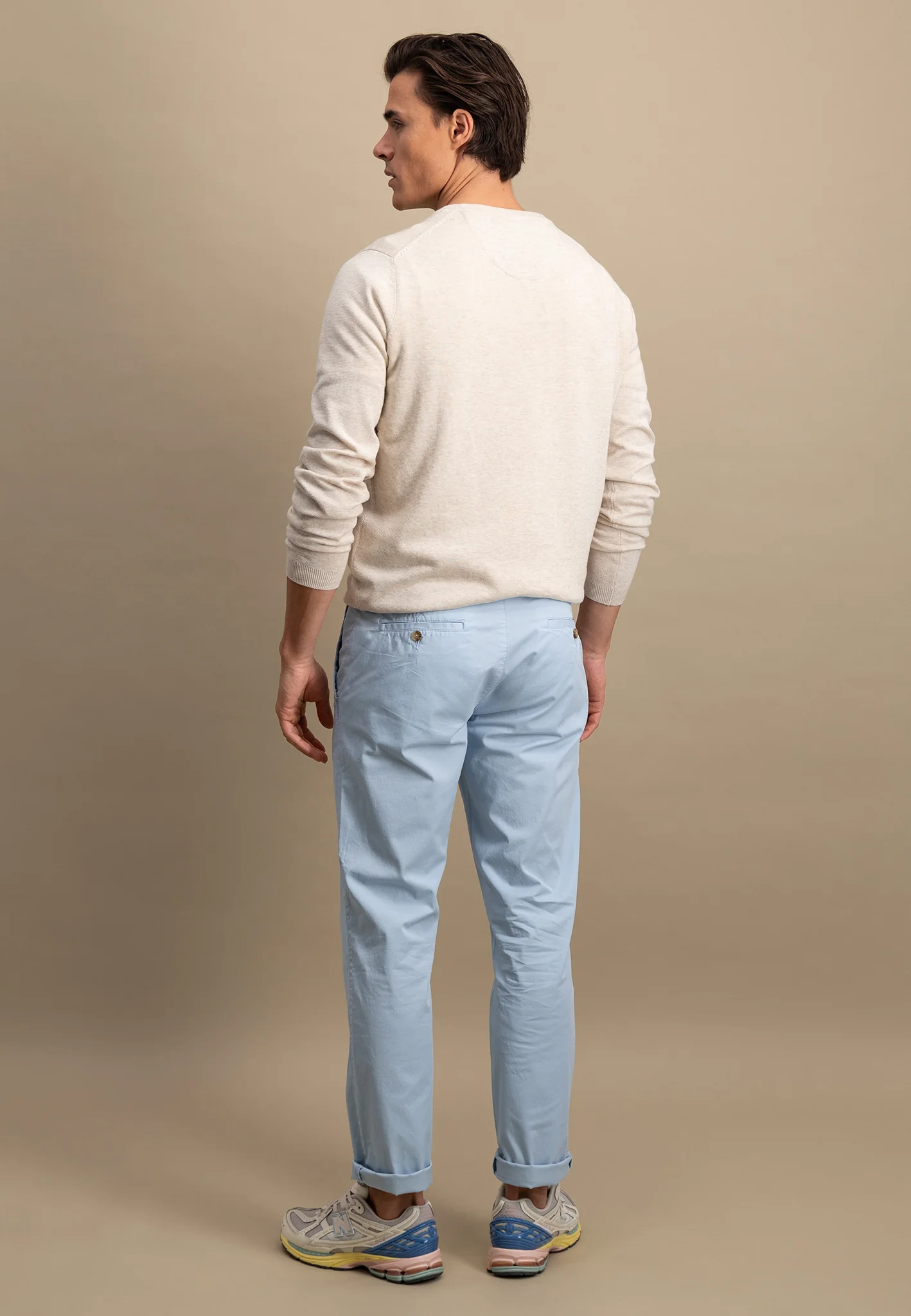 Pullover aus Baumwolle mit Rundhalsausschnitt - AIR COTTON - Image 27