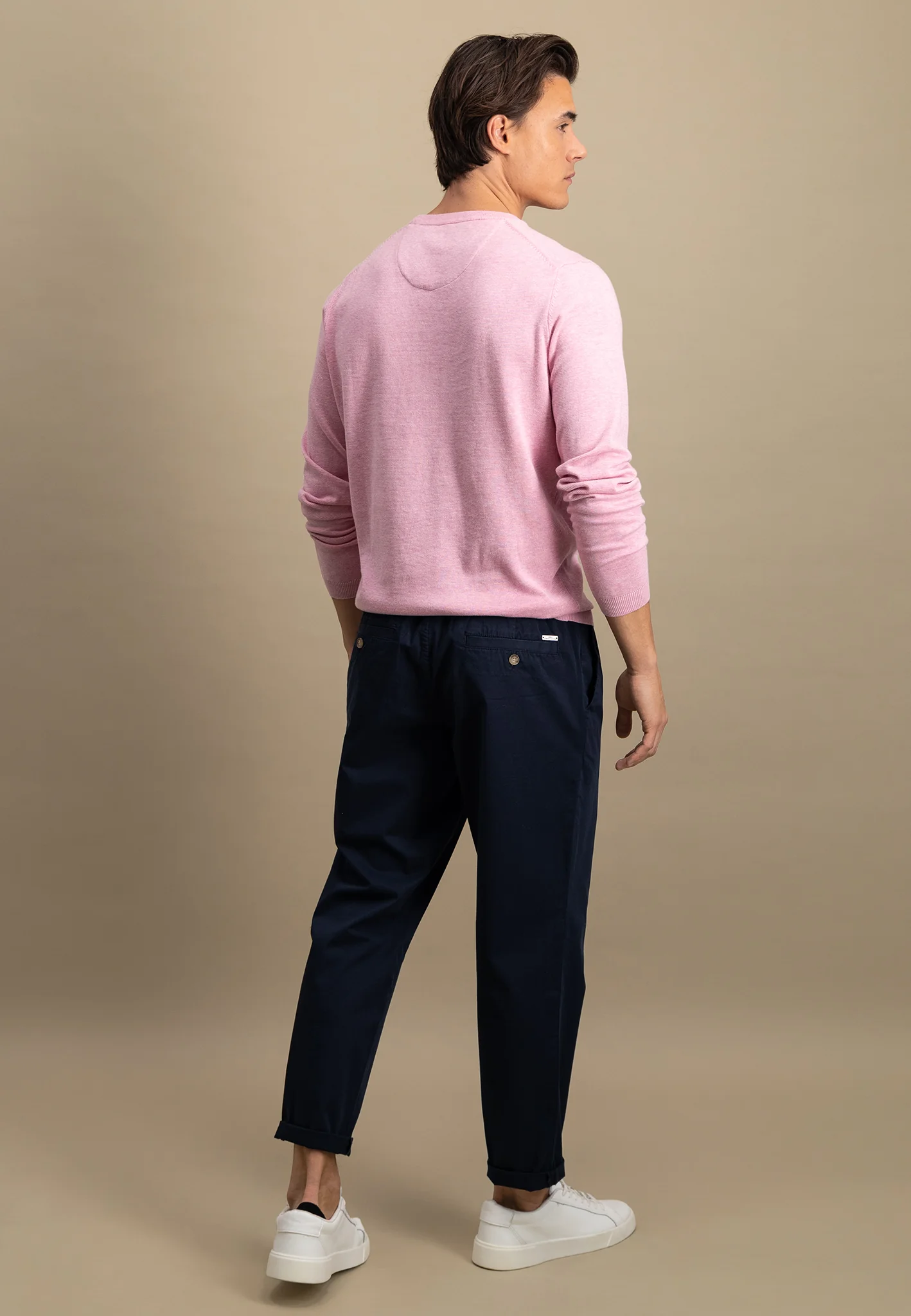 Pullover aus Baumwolle mit Rundhalsausschnitt - AIR COTTON - Image 3