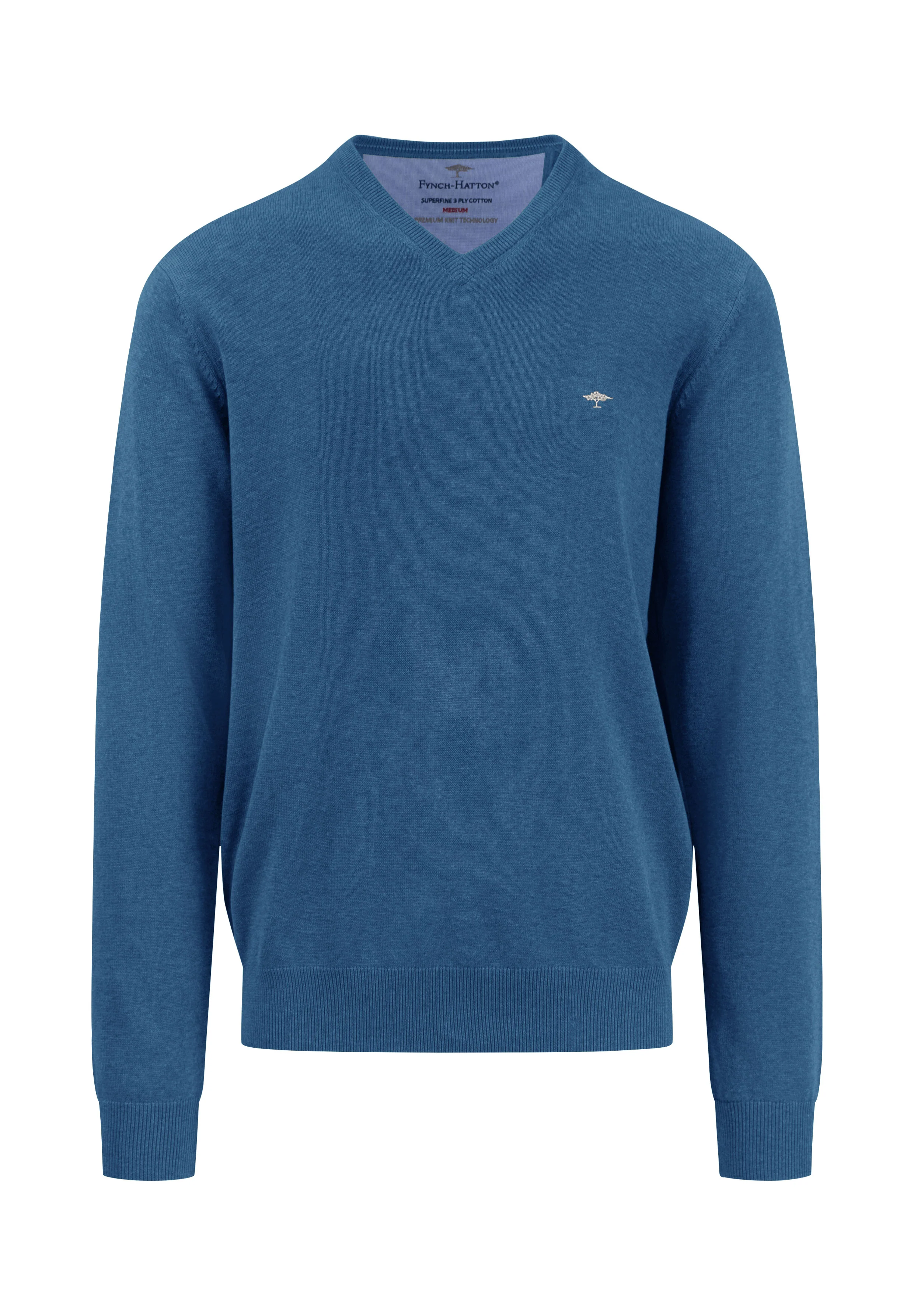 Pullover aus Baumwolle mit V-Ausschnitt - Image 5