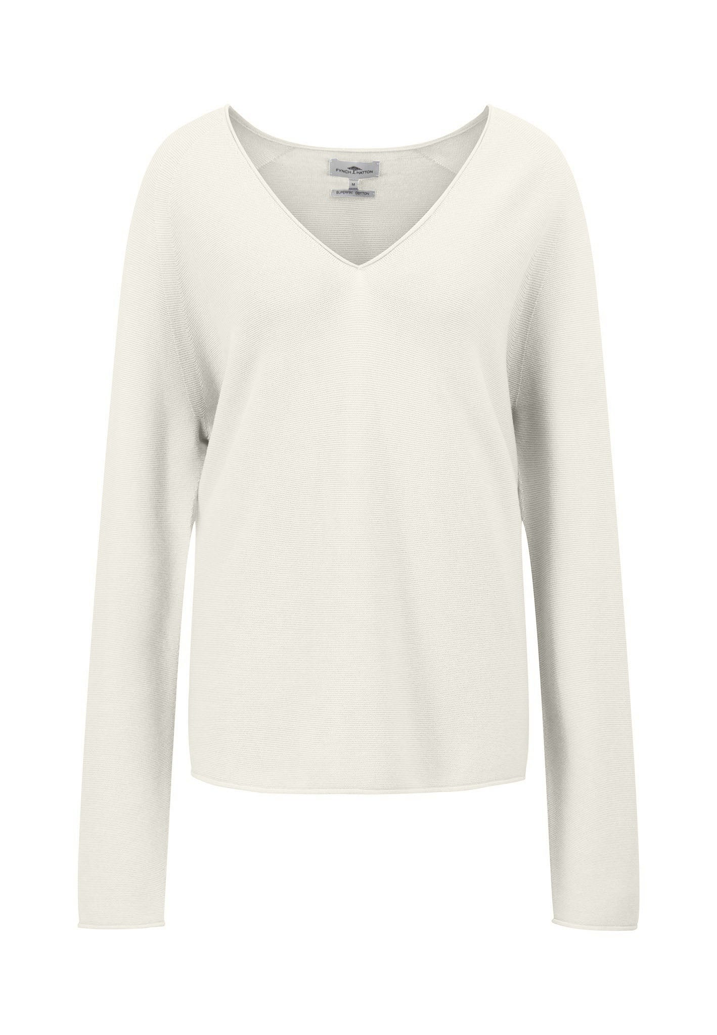 Pullover aus Baumwolle mit V-Ausschnitt - Image 3