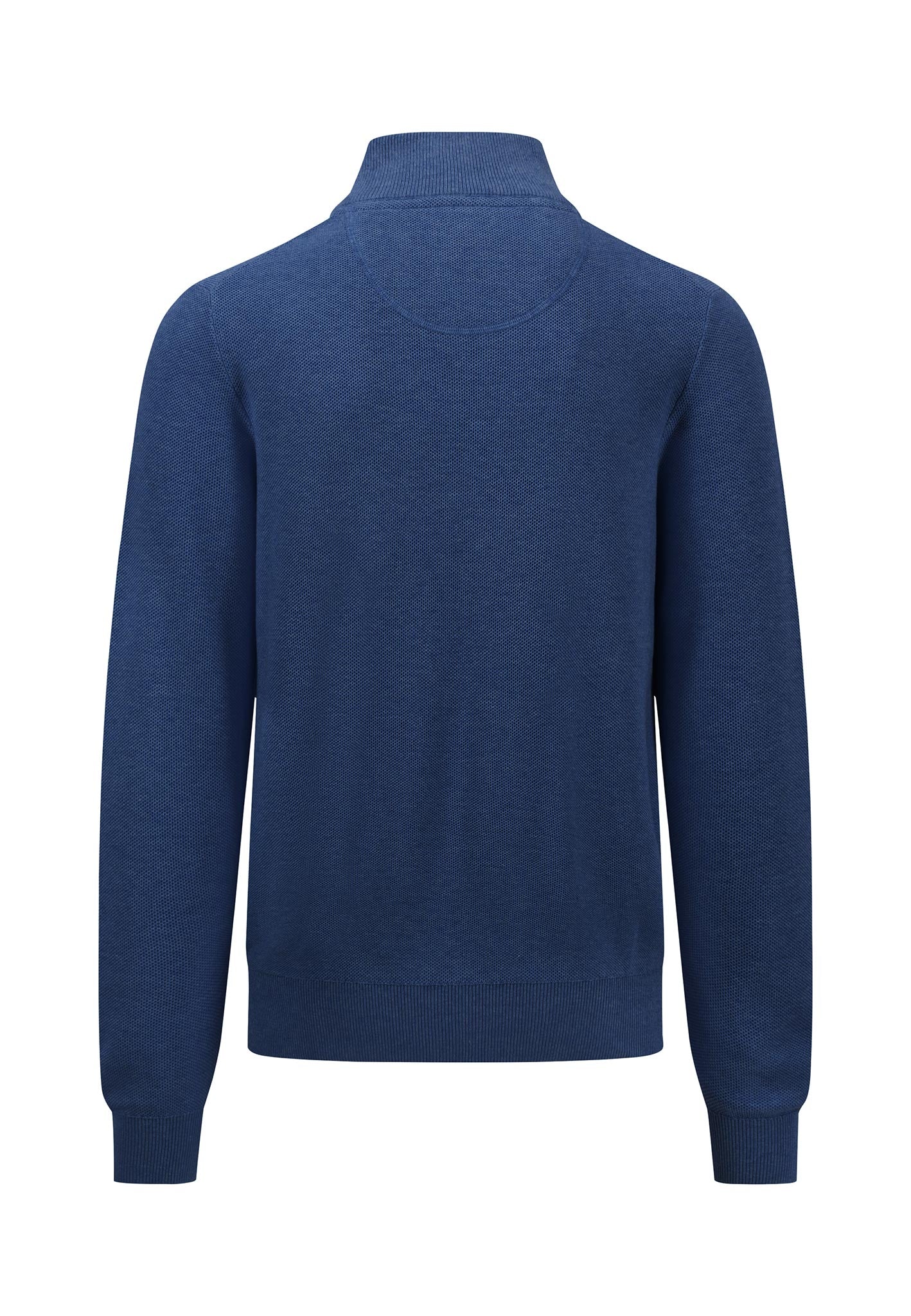 Pullover aus Struktur-Strick mit Troyer-Kragen - Image 10