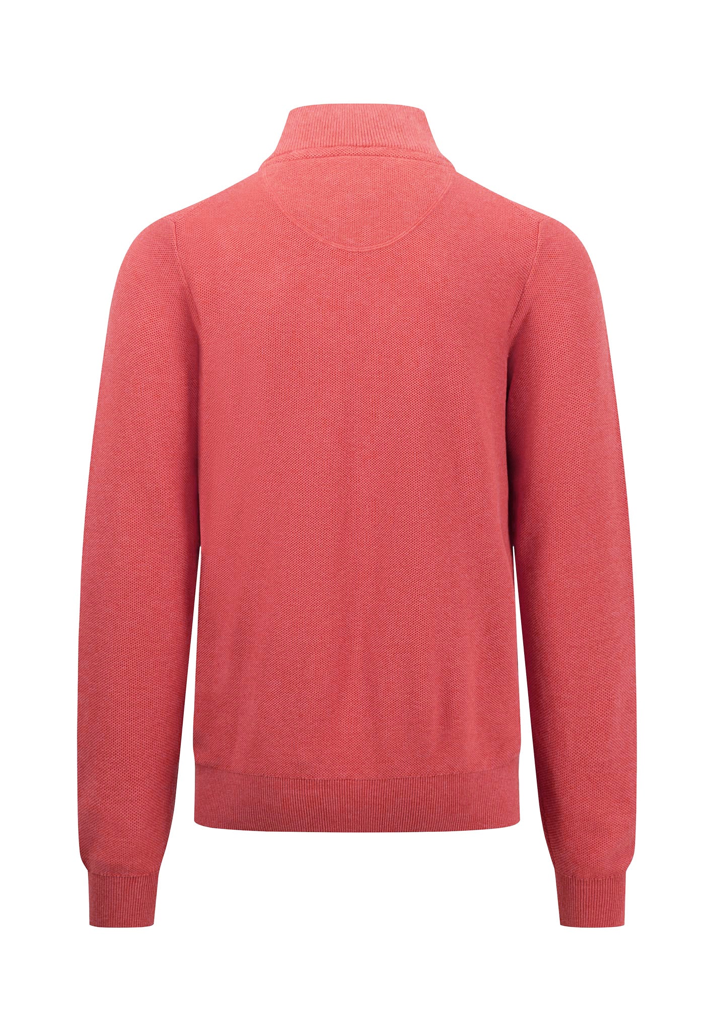 Pullover aus Struktur-Strick mit Troyer-Kragen - Image 6