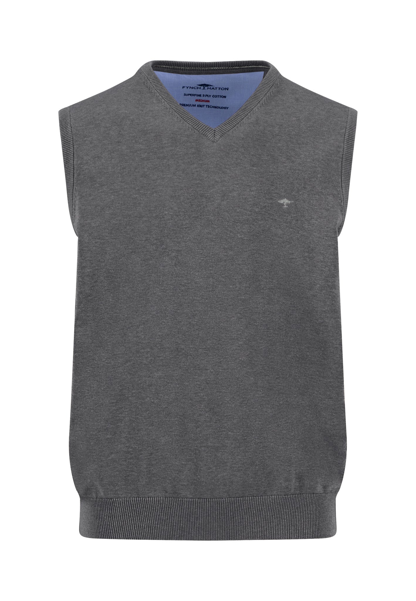 Pullunder aus Baumwolle mit V-Ausschnitt – Superfine - Image 28