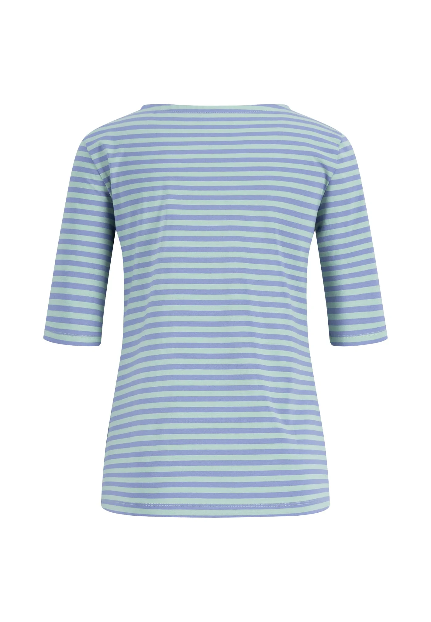 Shirt aus Baumwoll-Stretch mit Streifenmuster und 3/4-Arm - Image 10