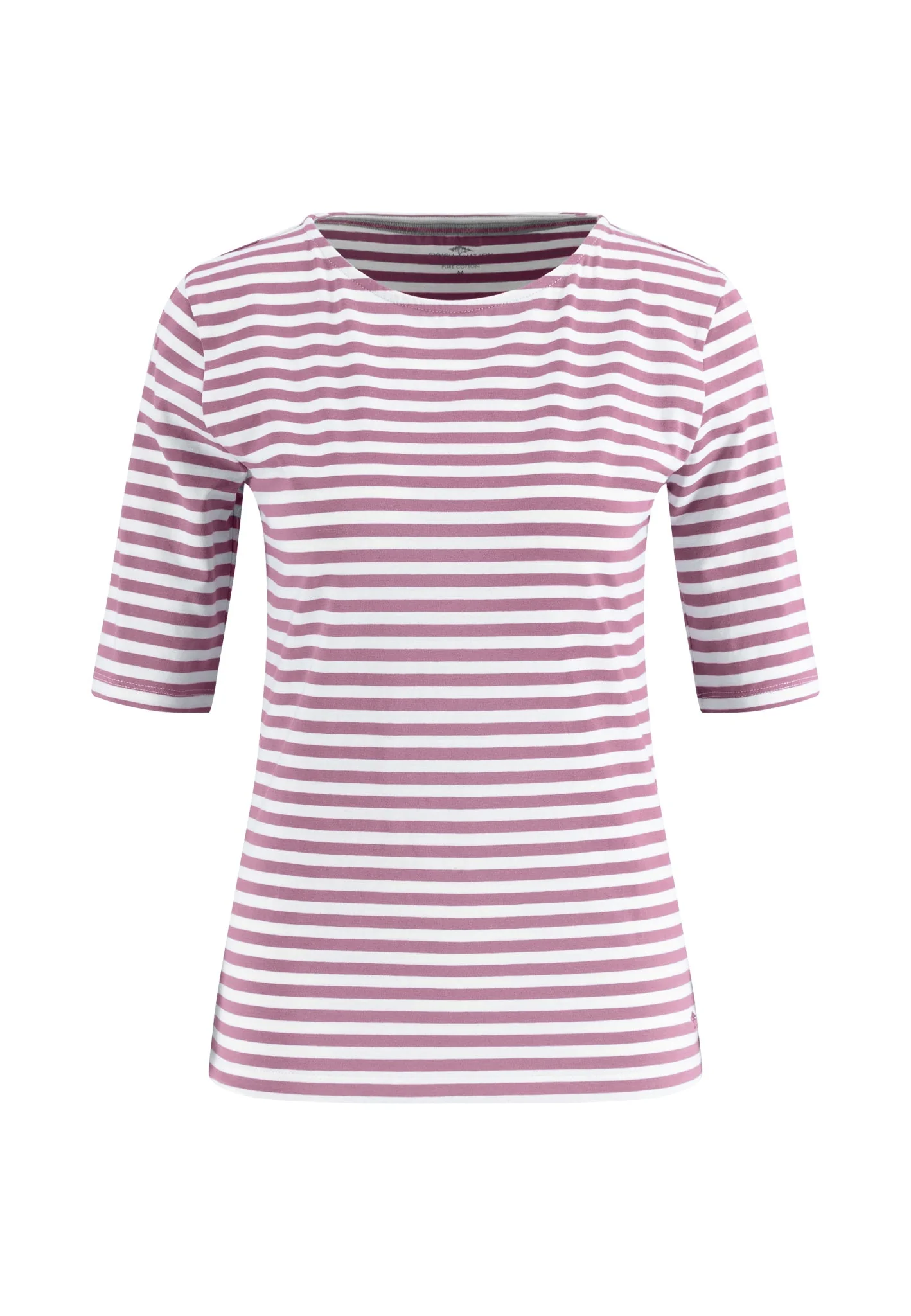 Shirt aus Baumwoll-Stretch mit Streifenmuster und 3/4-Arm - Image 7