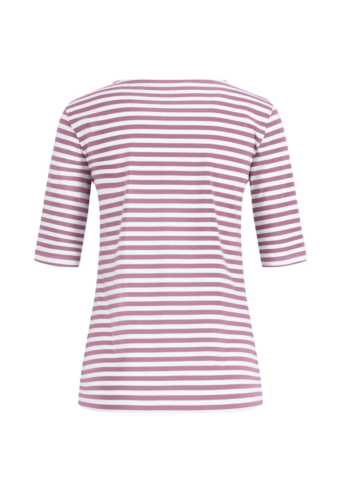 Shirt aus Baumwoll-Stretch mit Streifenmuster und 3/4-Arm - Image 8