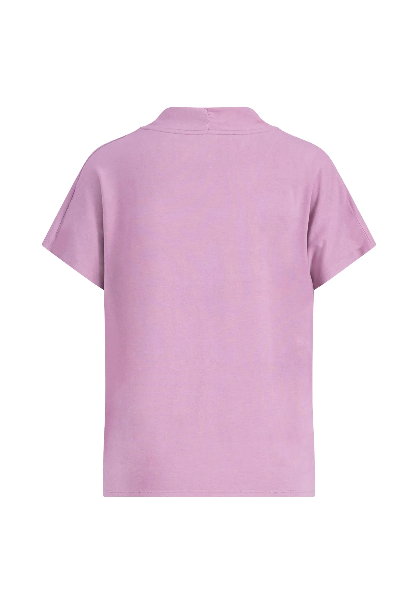 Shirt aus Viskose-Stretch mit V-Ausschnitt und überschnittenen Schultern - Image 6