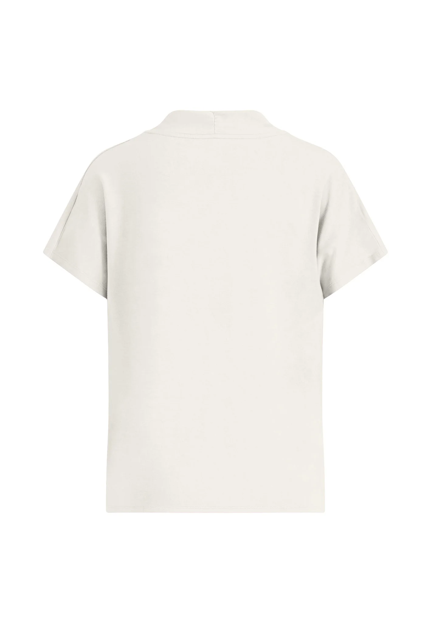 Shirt aus Viskose-Stretch mit V-Ausschnitt und überschnittenen Schultern - Image 8