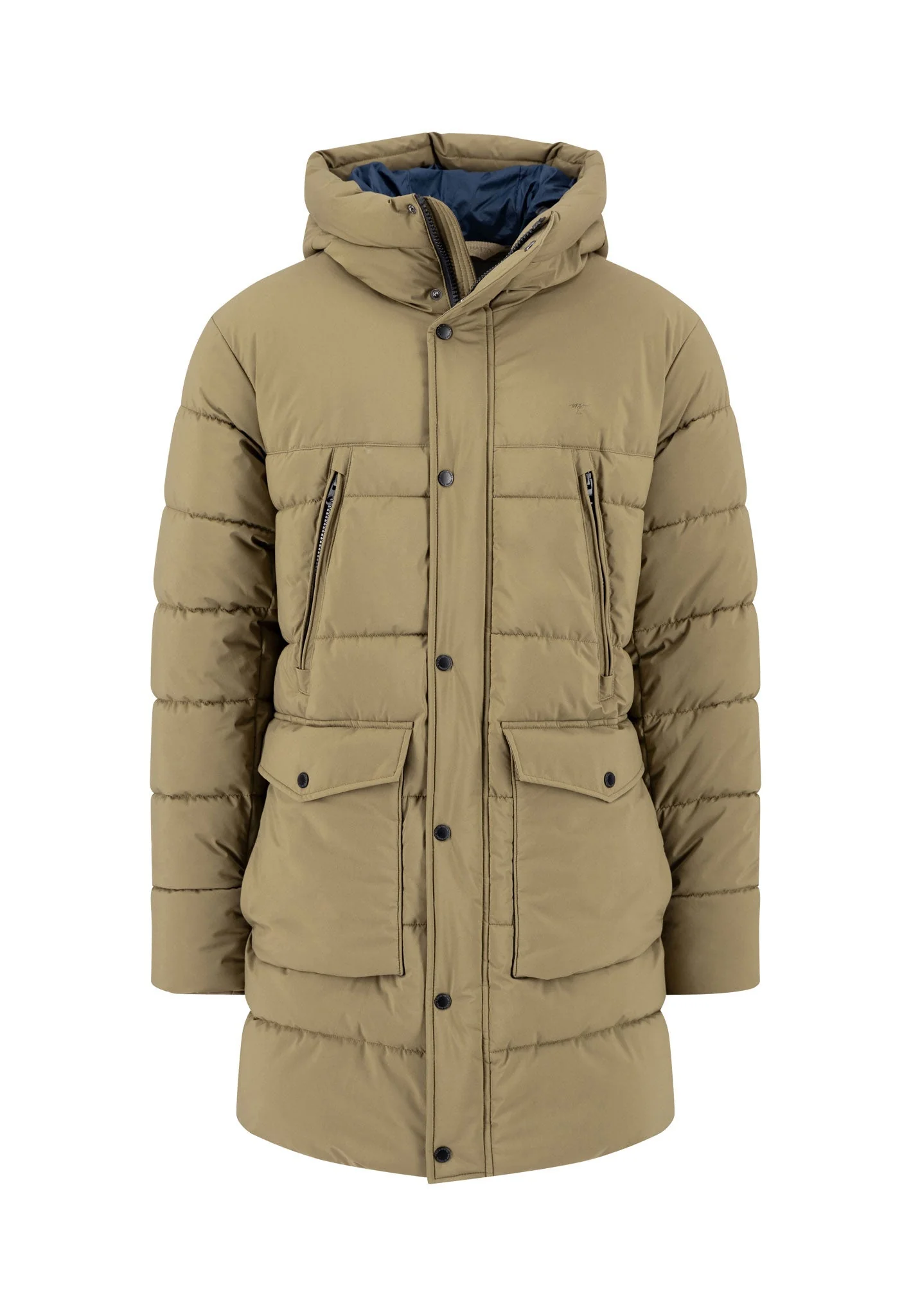 Steppmantel mit Kapuze und aufgesetzten Taschen - Image 4