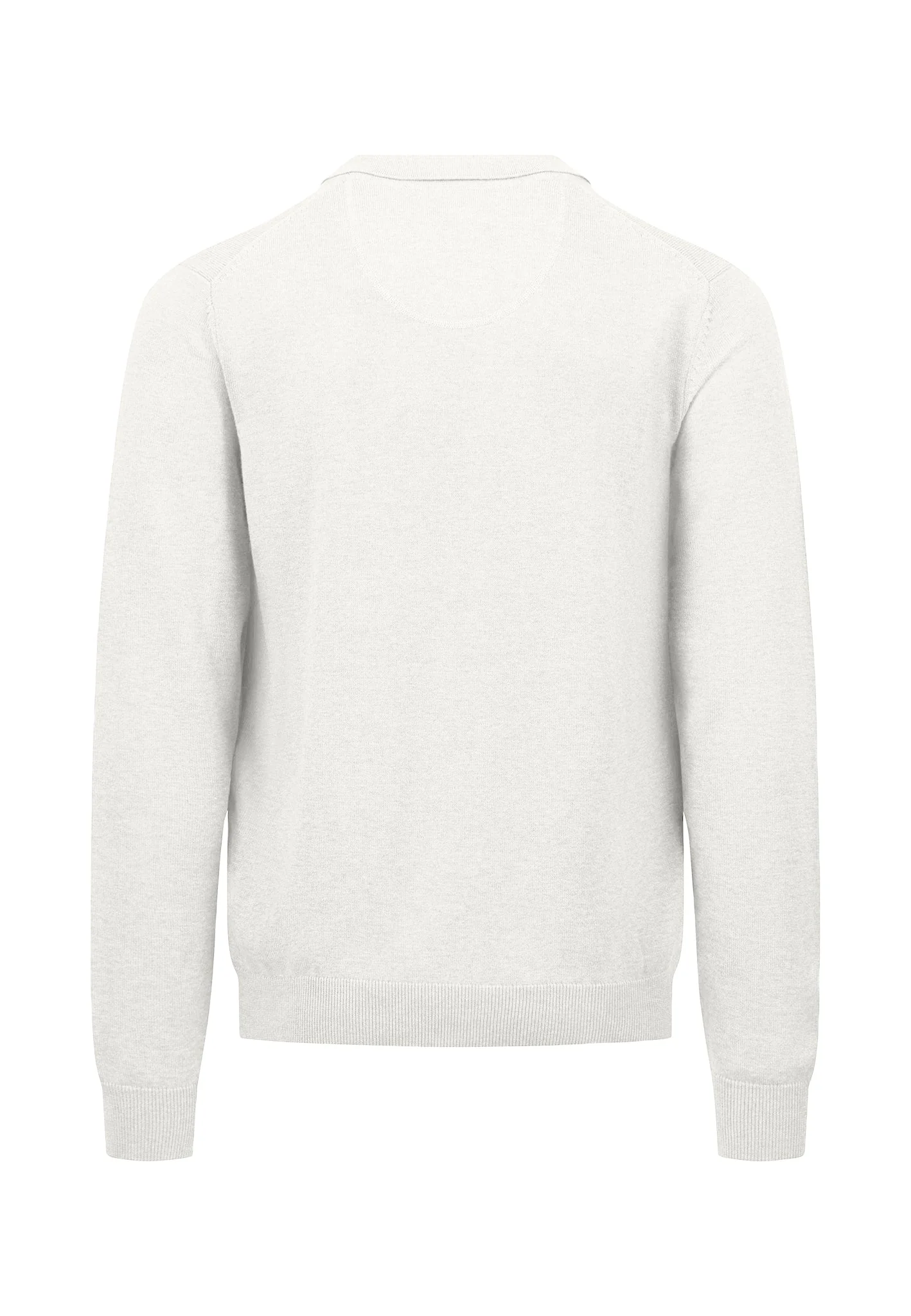 Strick-Poloshirt aus Baumwolle mit Knopfleiste und Kragen - Image 4