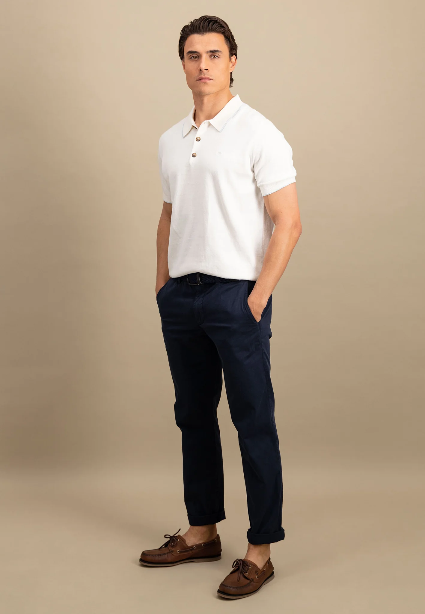 Strick-Poloshirt aus Leinenmix - Image 10