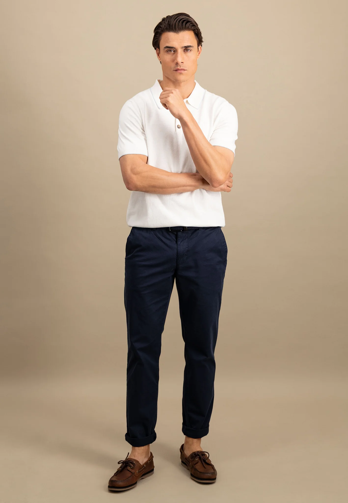 Strick-Poloshirt aus Leinenmix - Image 12