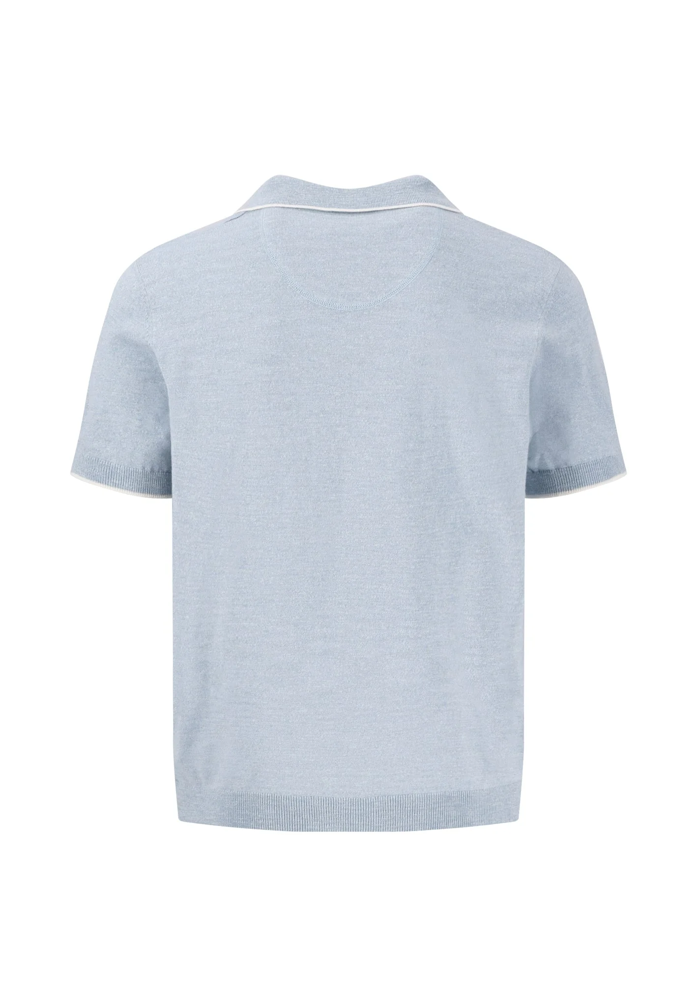 Strick-Poloshirt aus Leinenmix - Image 8