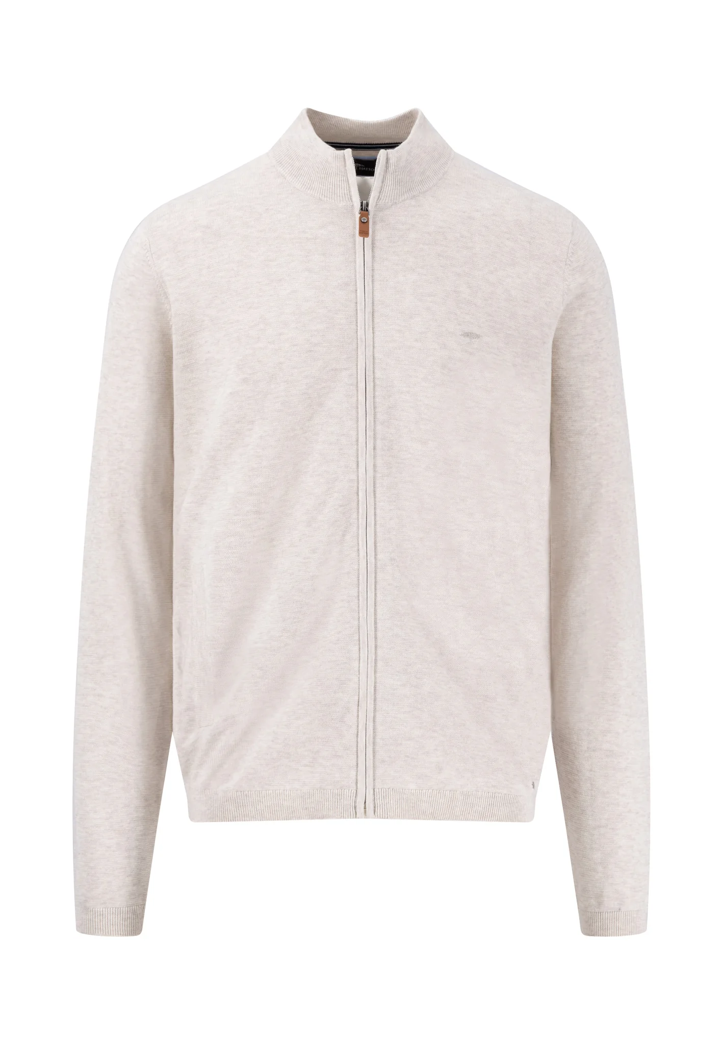 Strickjacke aus Baumwolle mit Stehkragen - AIR COTTON - Image 5