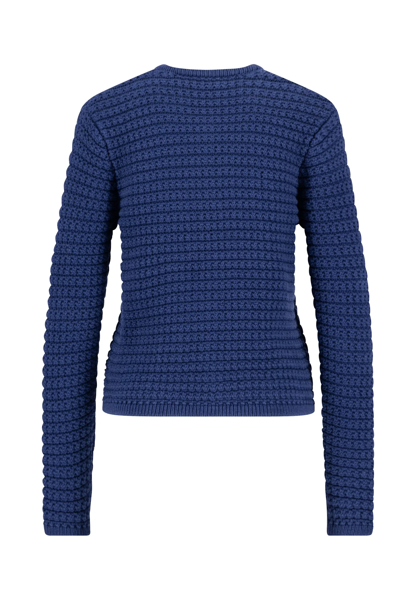 Strickjacke aus Baumwolle mit Strukturstrick und Rundhalsausschnitt - Image 12