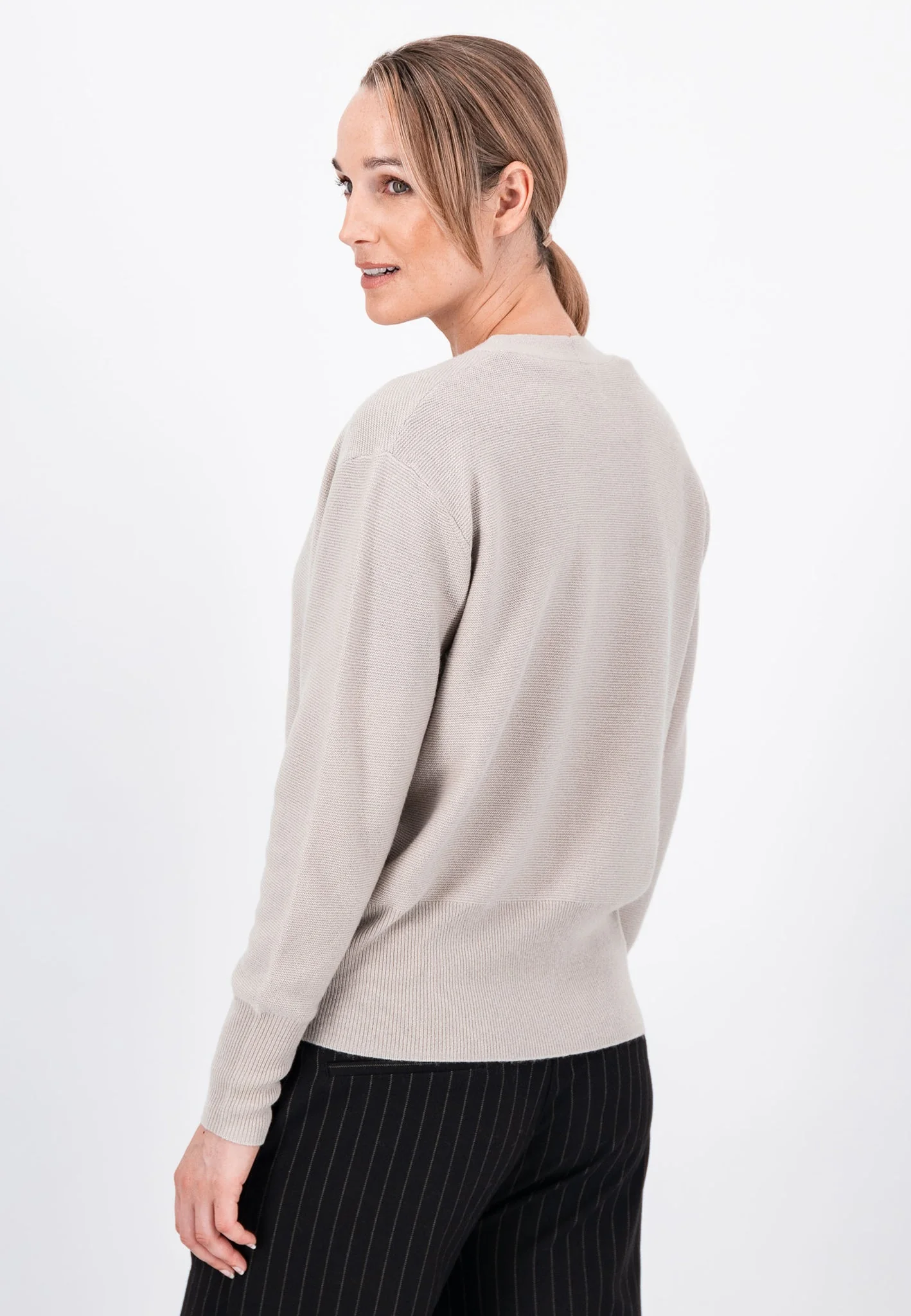 Strickjacke aus Wollmix mit Knöpfen - Image 7