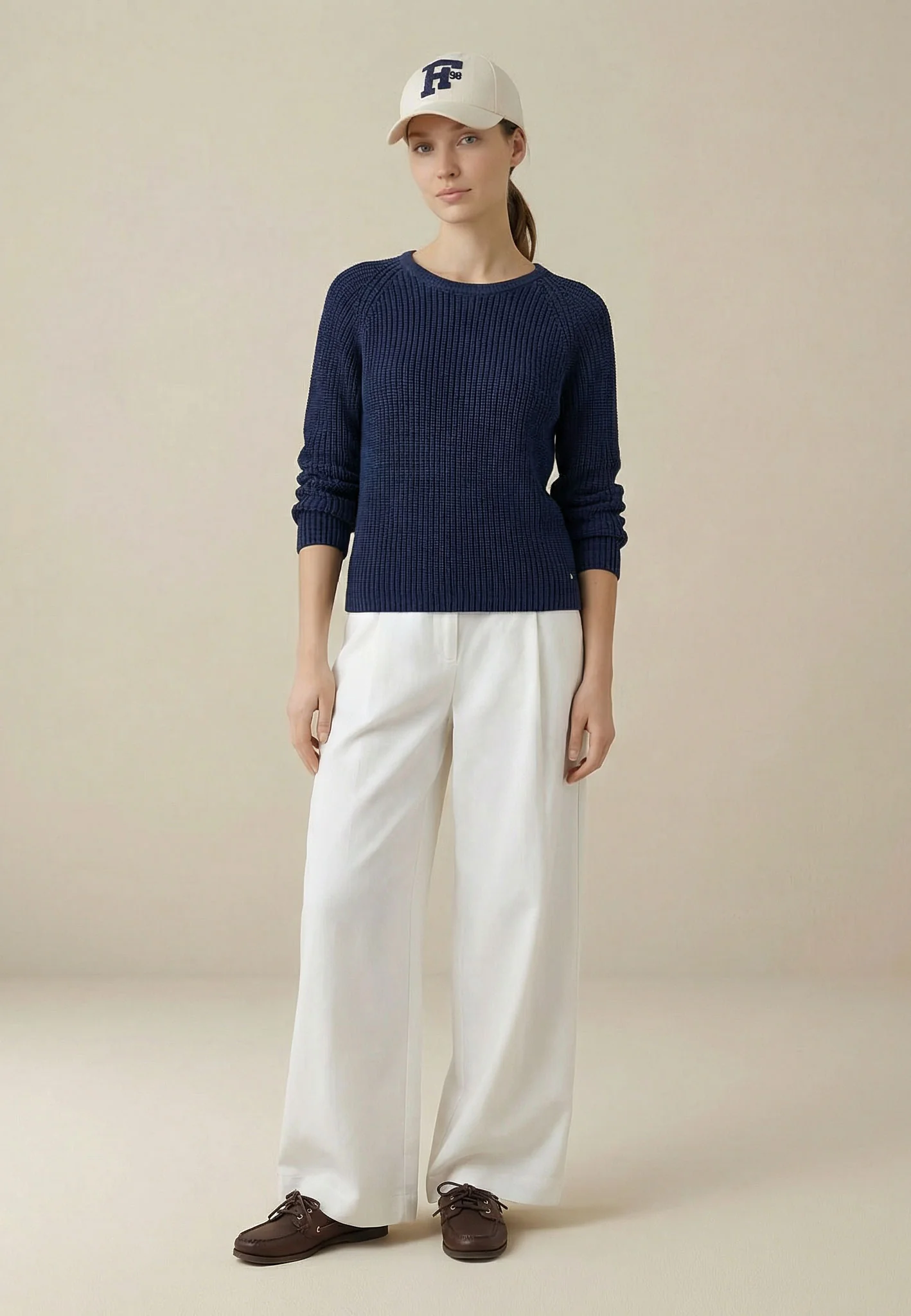 Strickpullover aus Baumwolle mit Rundhalsausschnitt in Rippenstruktur - Image 27