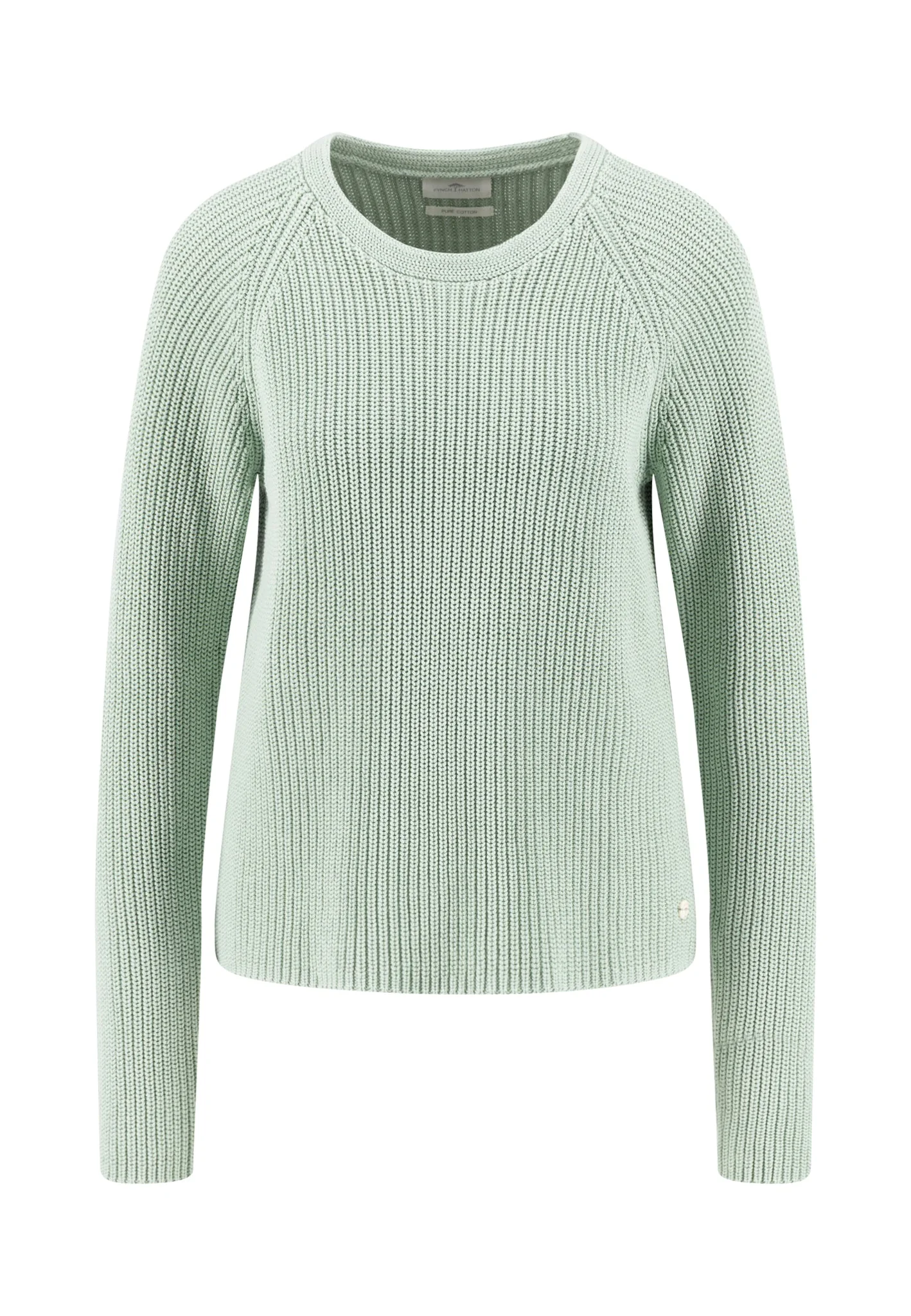 Strickpullover aus Baumwolle mit Rundhalsausschnitt in Rippenstruktur - Image 5