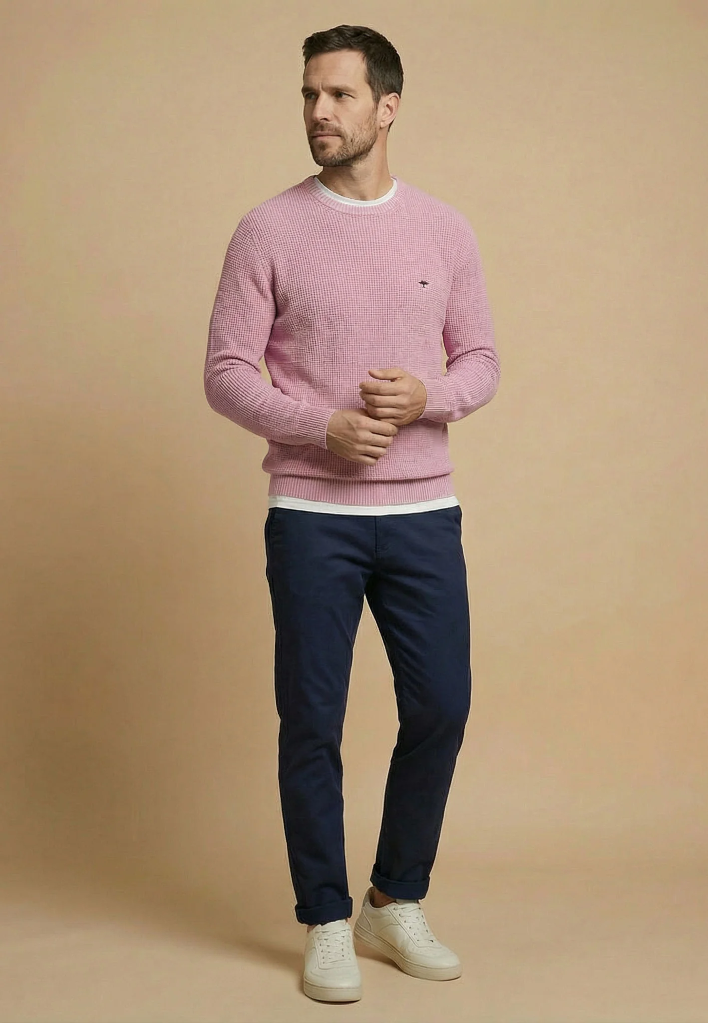 Strickpullover aus Baumwolle mit Strukturmuster - Image 10