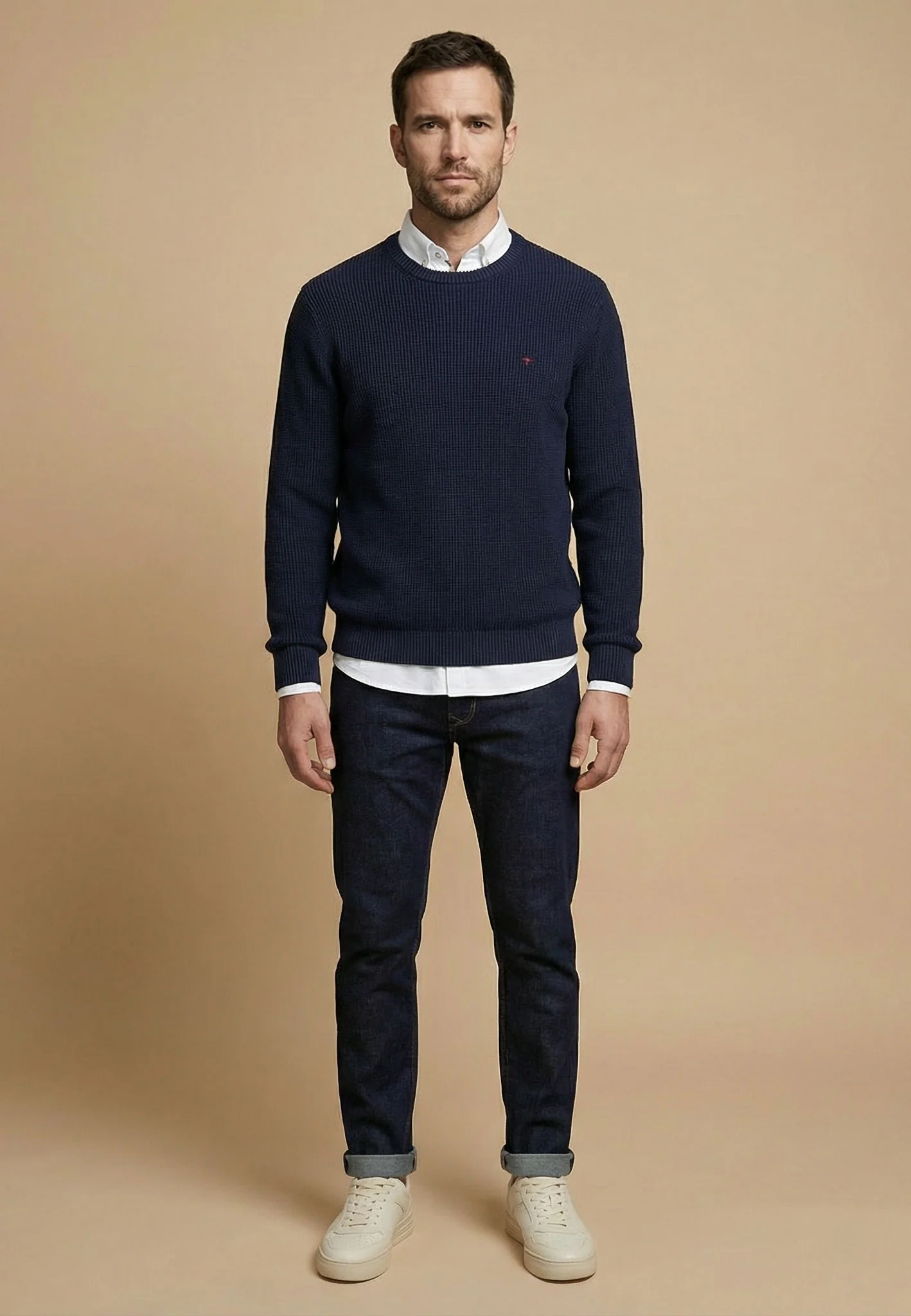 Strickpullover aus Baumwolle mit Strukturmuster - Image 14