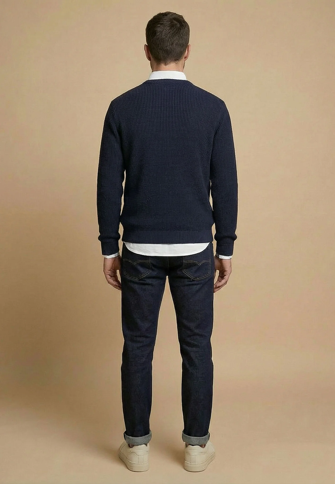 Strickpullover aus Baumwolle mit Strukturmuster - Image 15